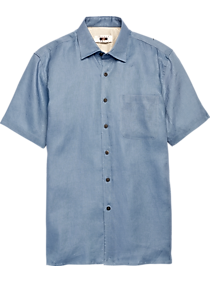 Blue Linen Shirt | Mens Wearhouse