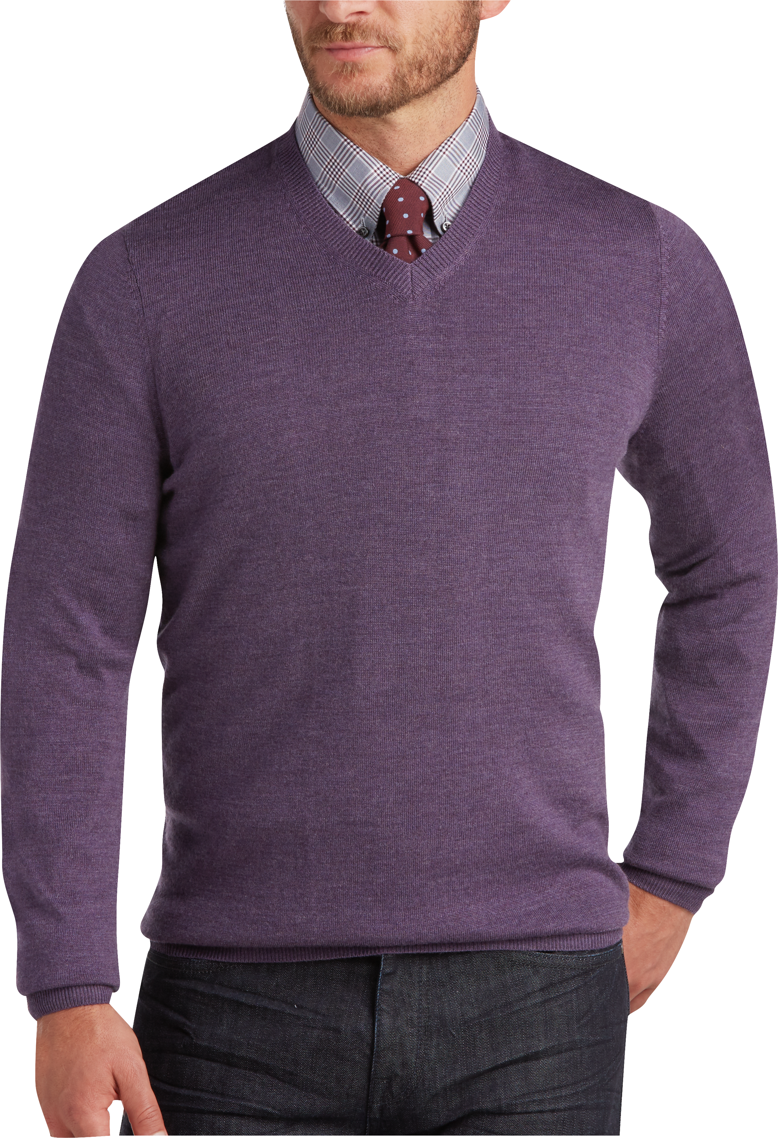 Merino Wool Sweater | Mens Wearhouse