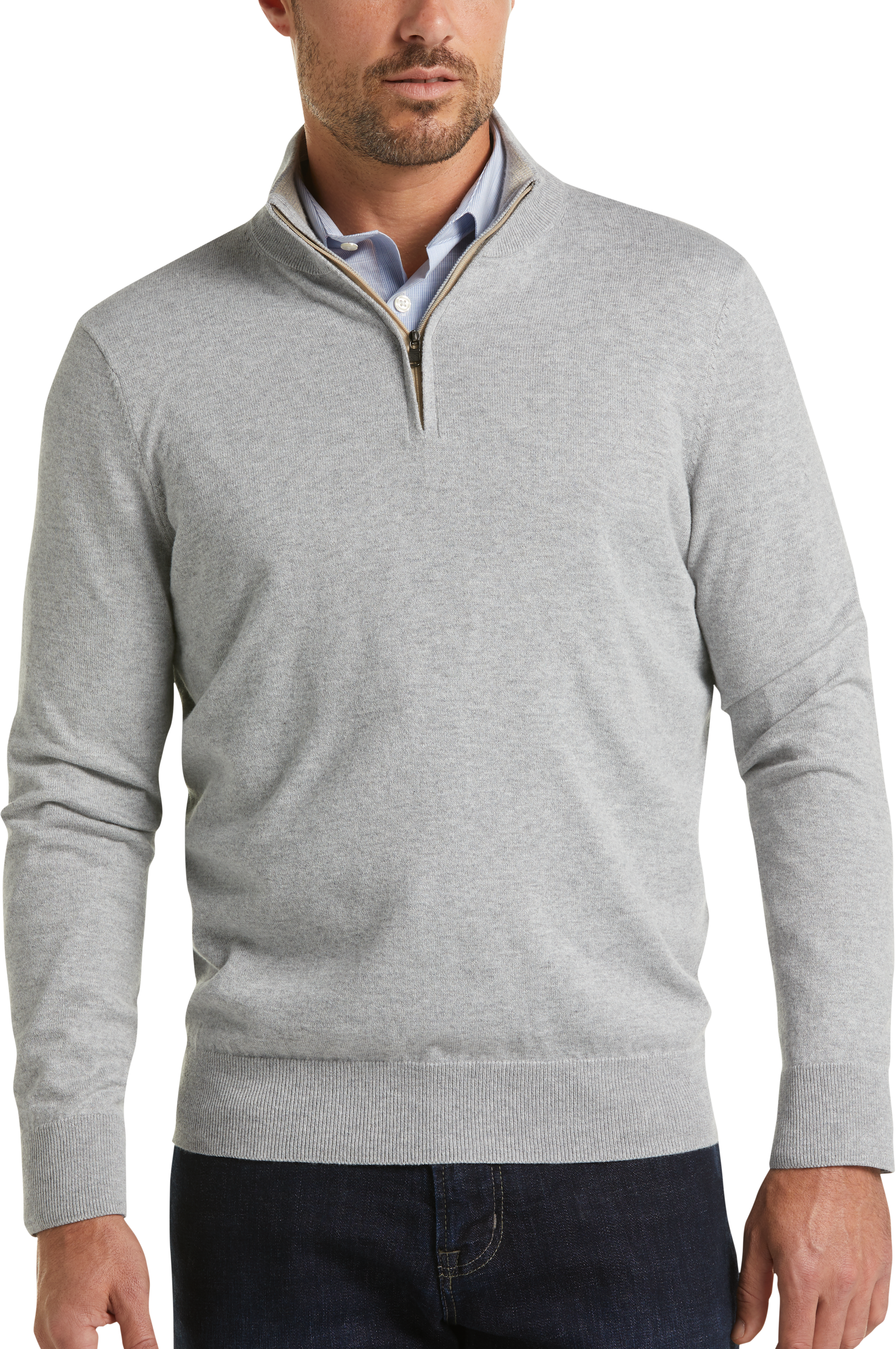 men's sweater with zipper