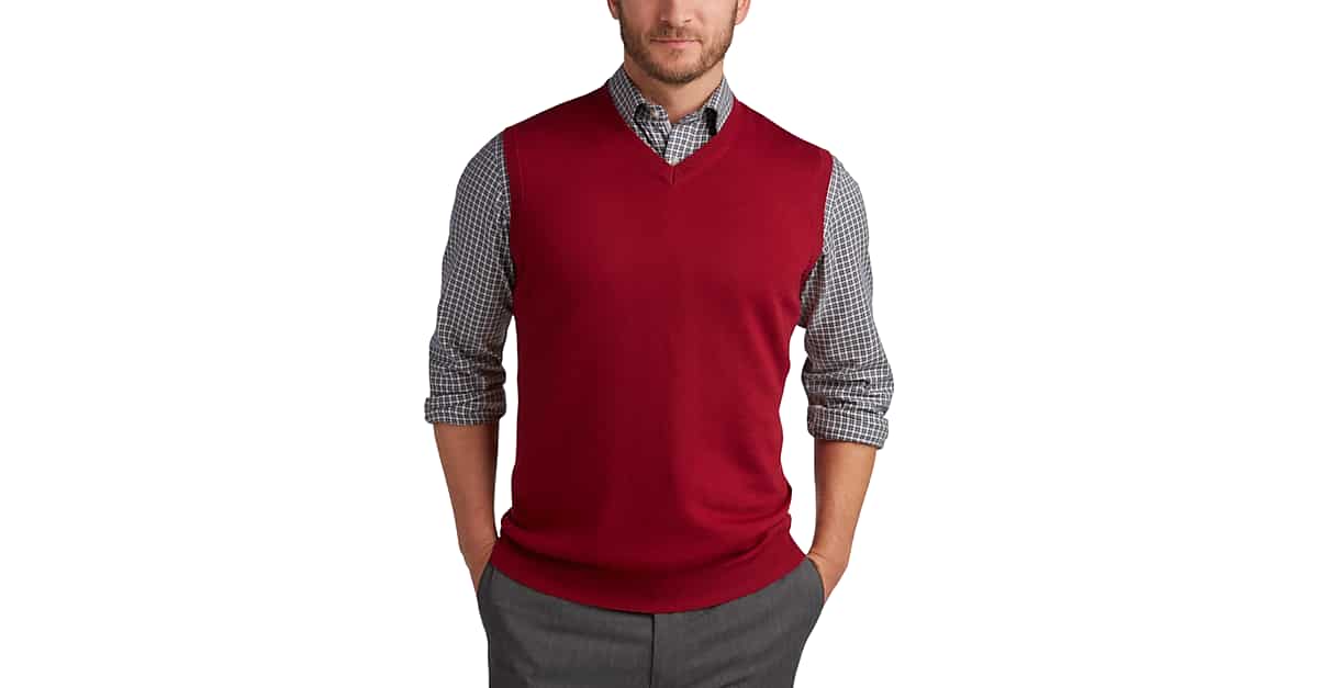 Mens Maroon Sweater Vest Cocktail Dresses 2016
