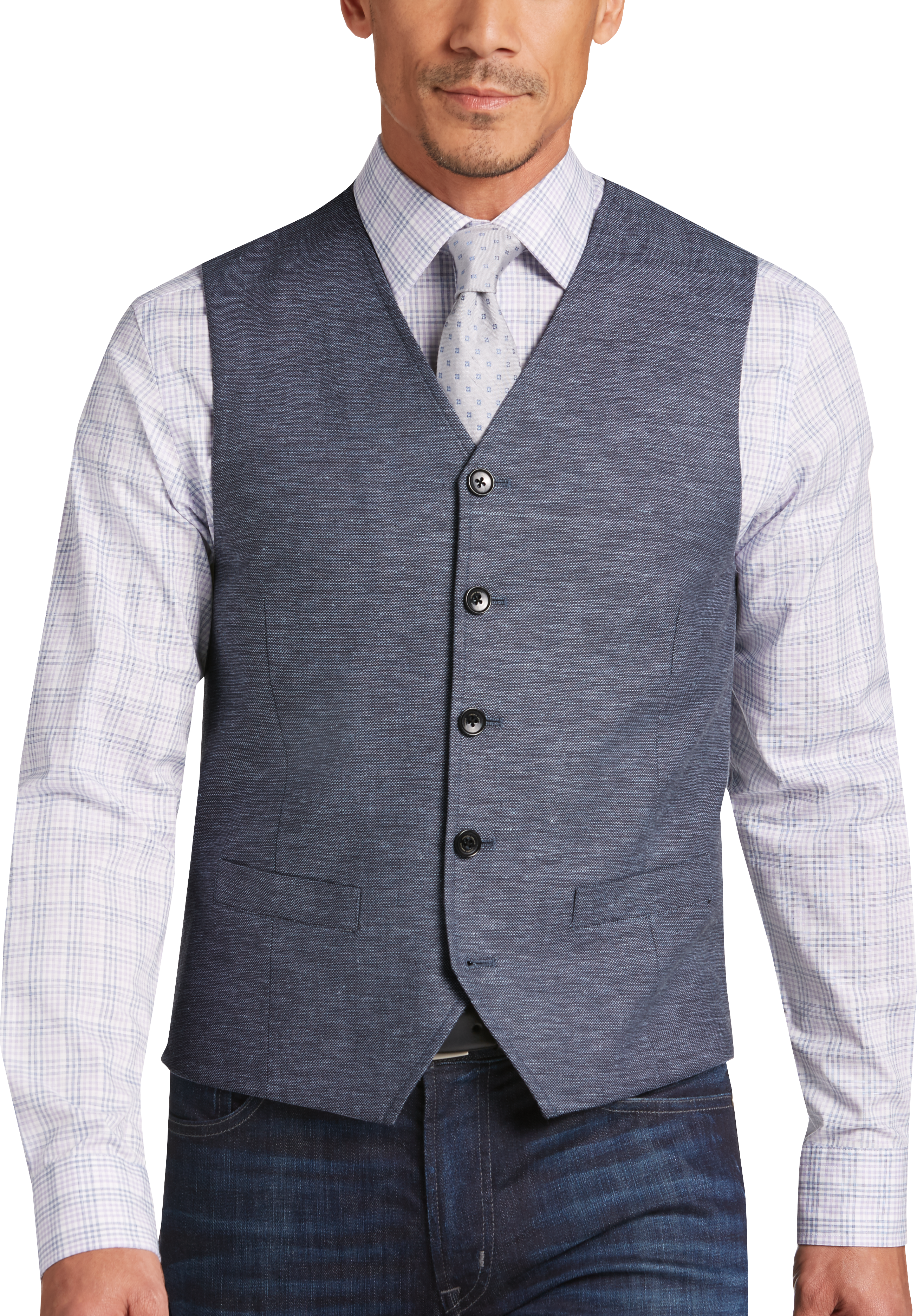 Joseph Abboud Taupe Modern Fit Vest - Men's Tailored Vests | Men's ...