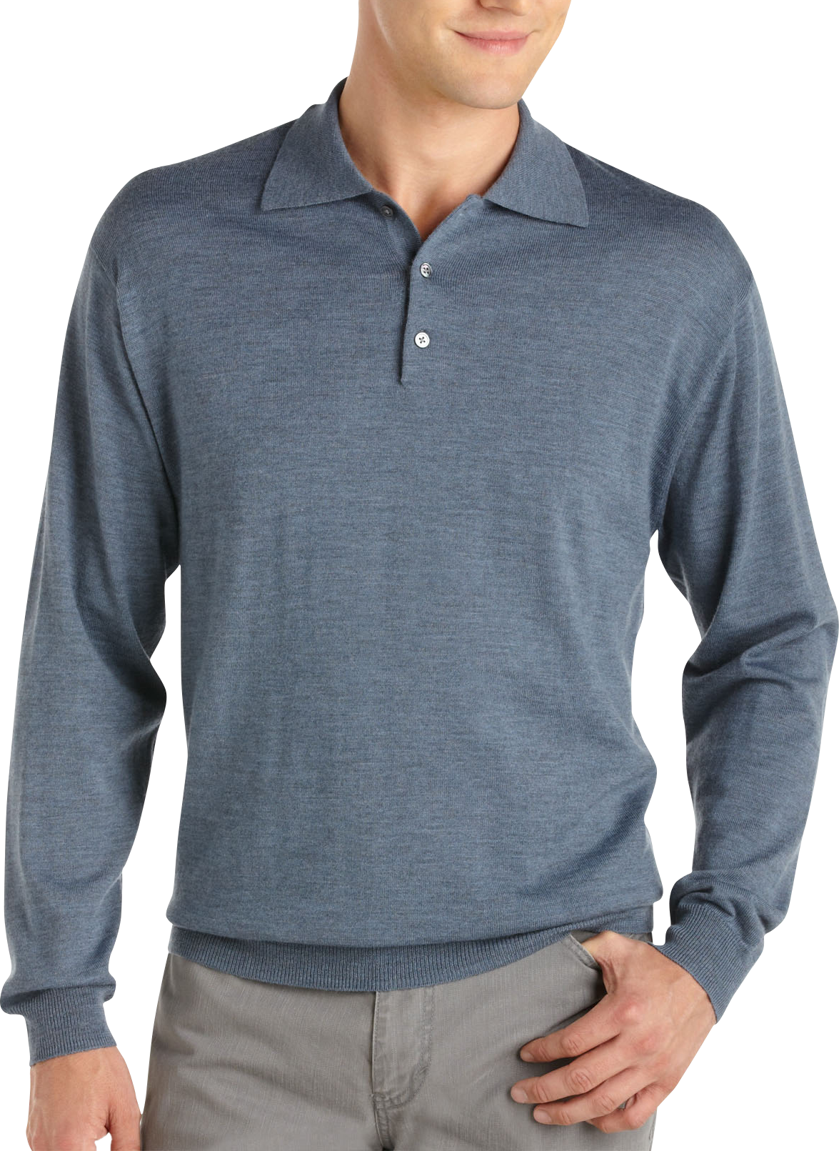 Merino Wool Polo Sweater | Men's Wearhouse