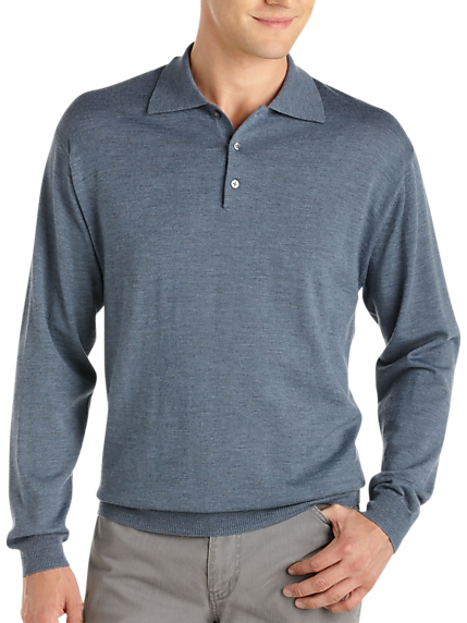 Merino Wool Polo Sweater | Men's Wearhouse