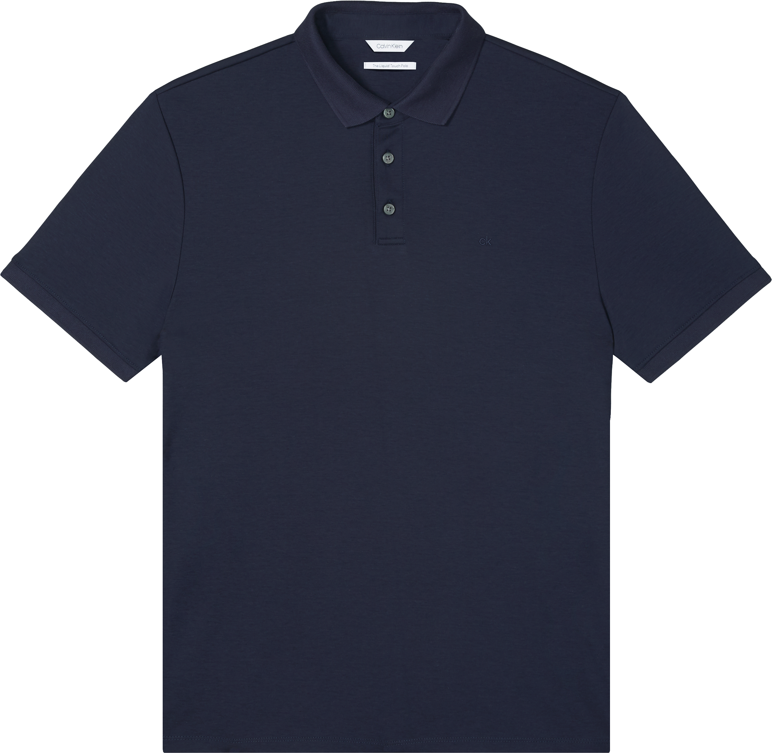 calvin klein men's liquid cotton polo