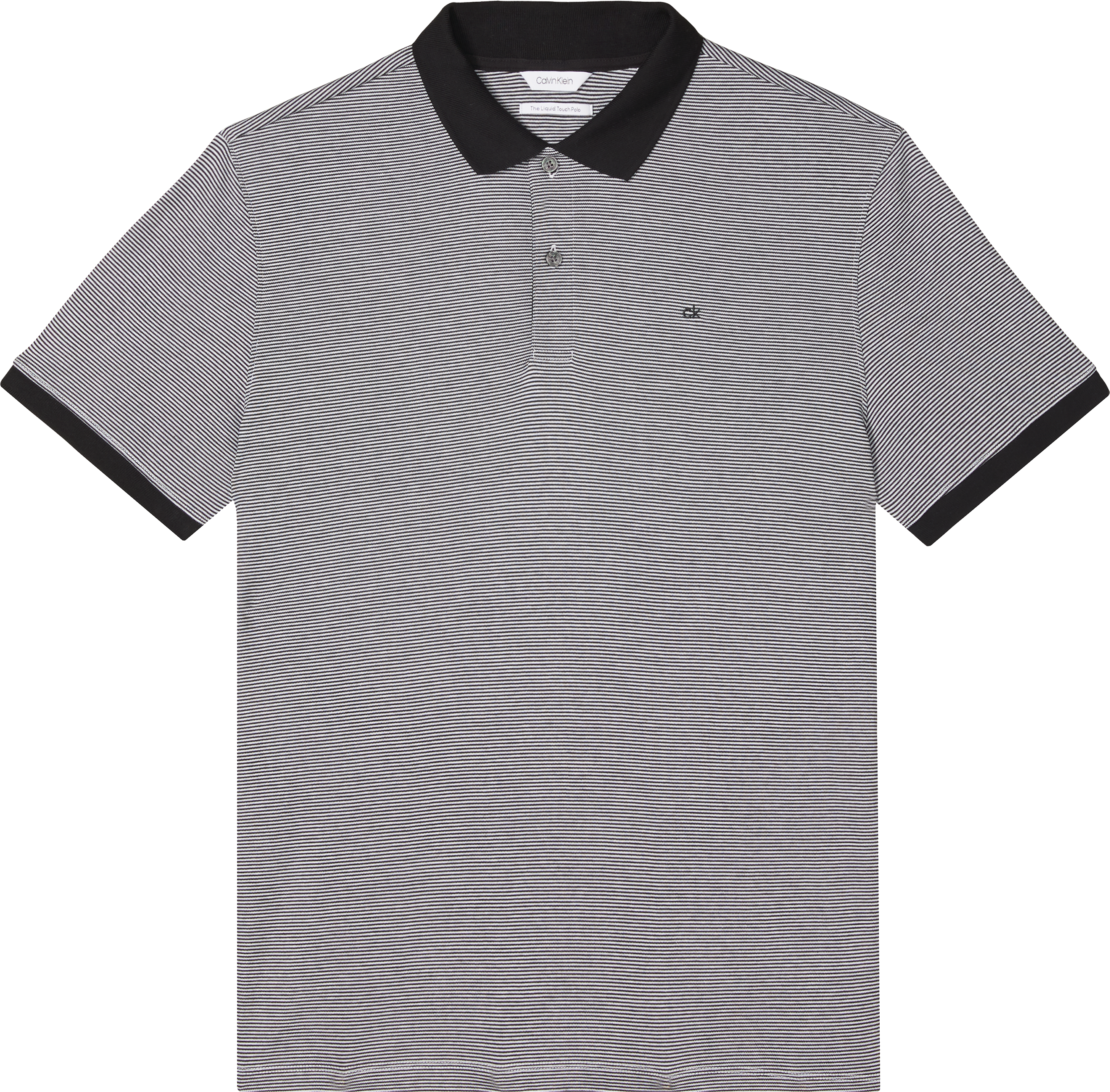 calvin klein liquid cotton polo shirt