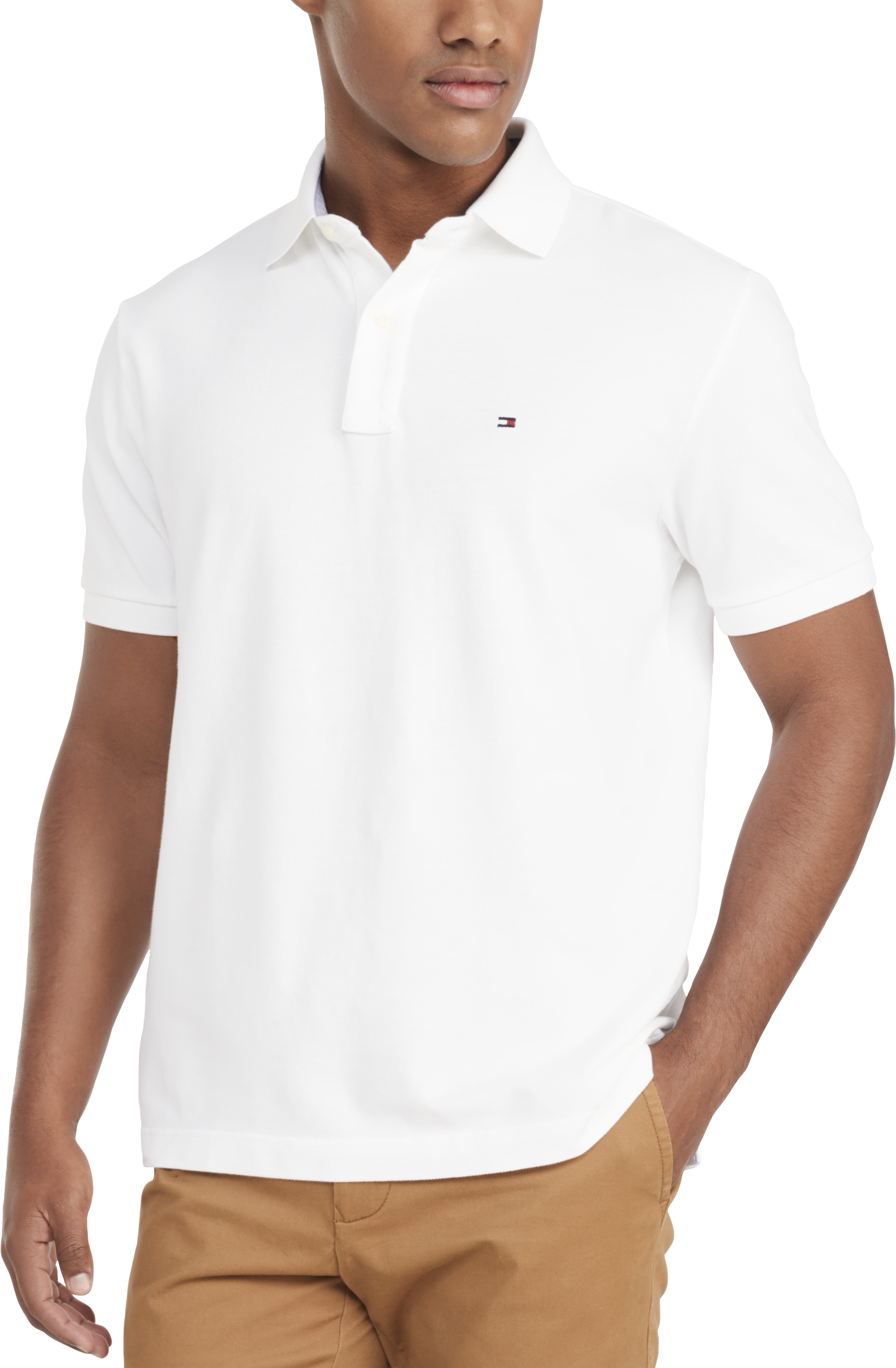 tommy hilfiger white polo