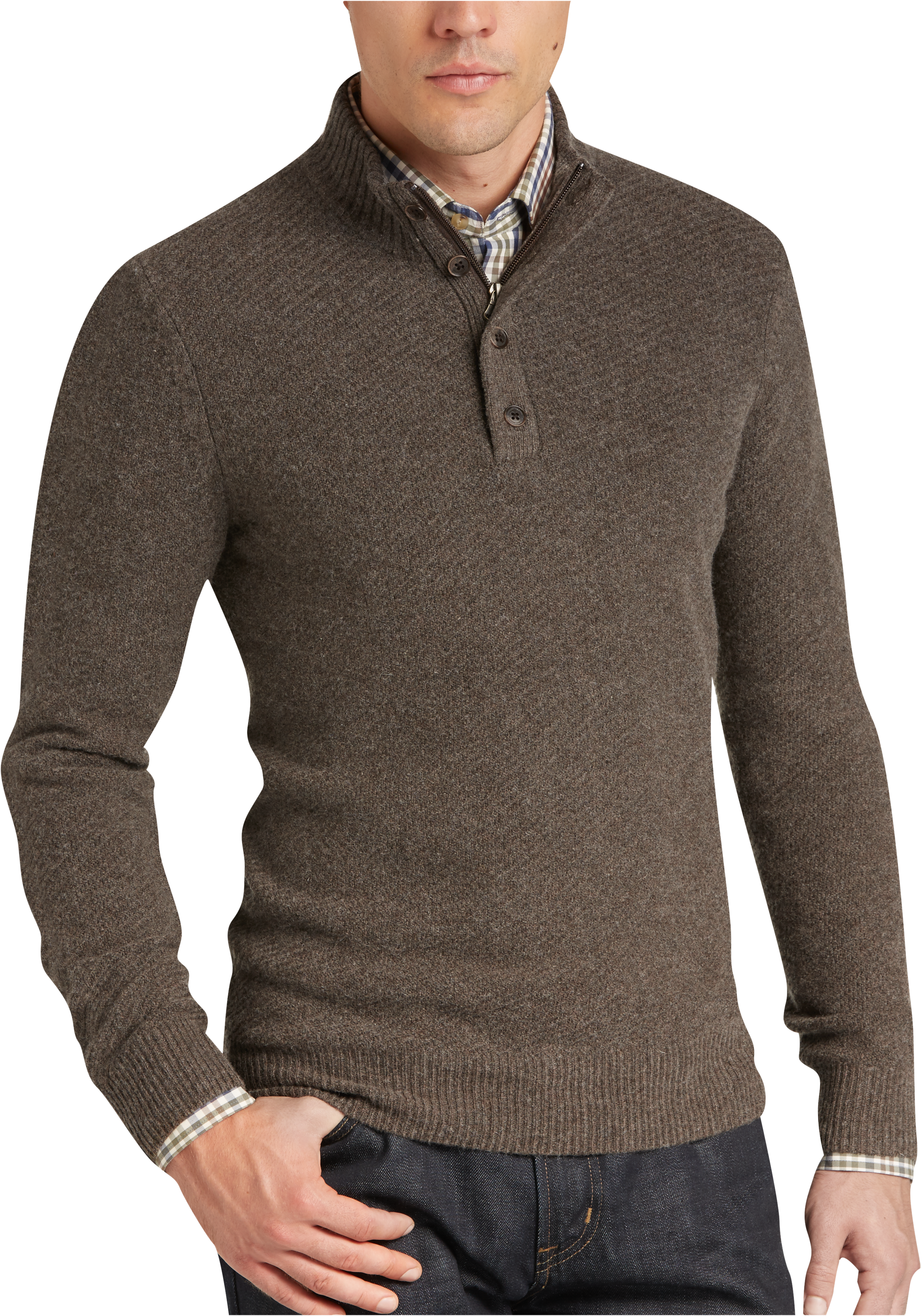 Joseph Abboud Brown Sweater - Men's Sweaters | Men's Wearhouse