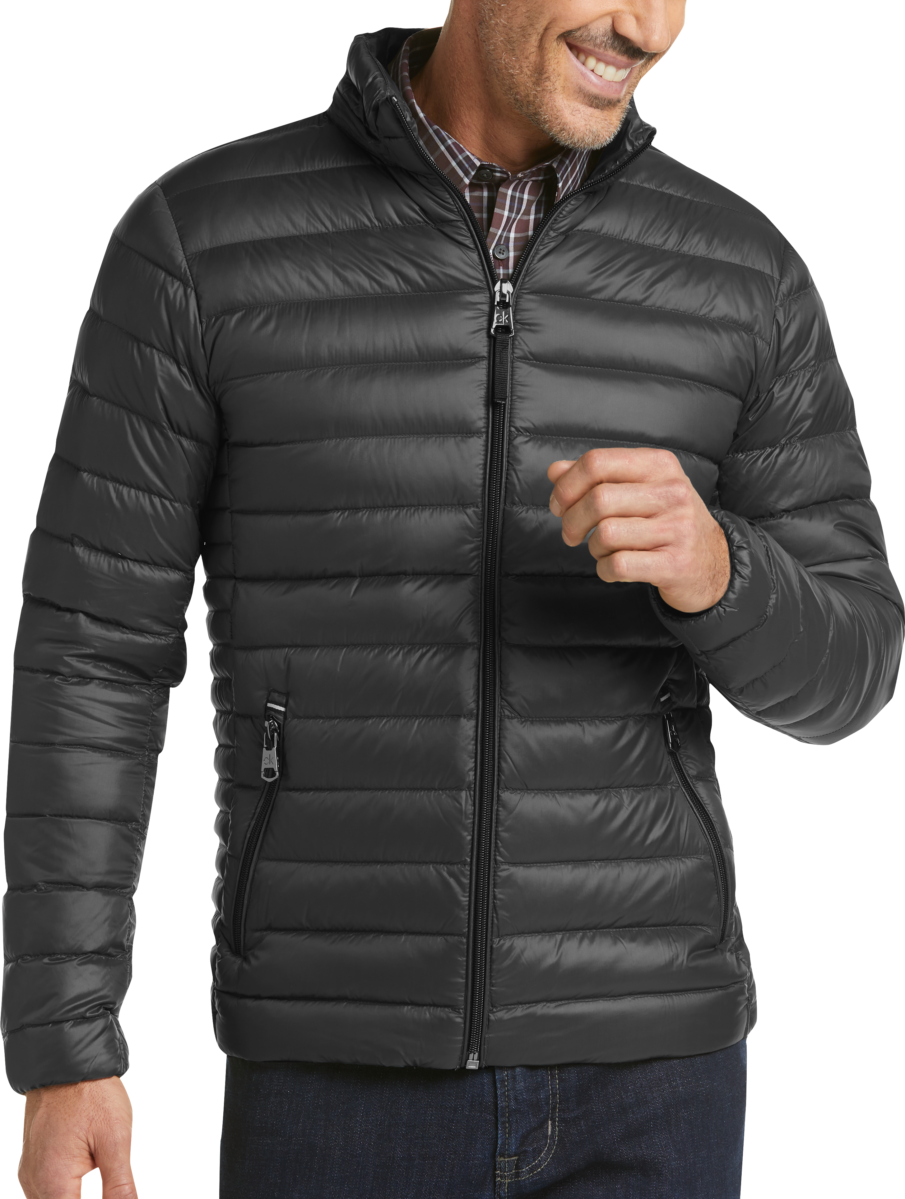 calvin klein quilted jacket