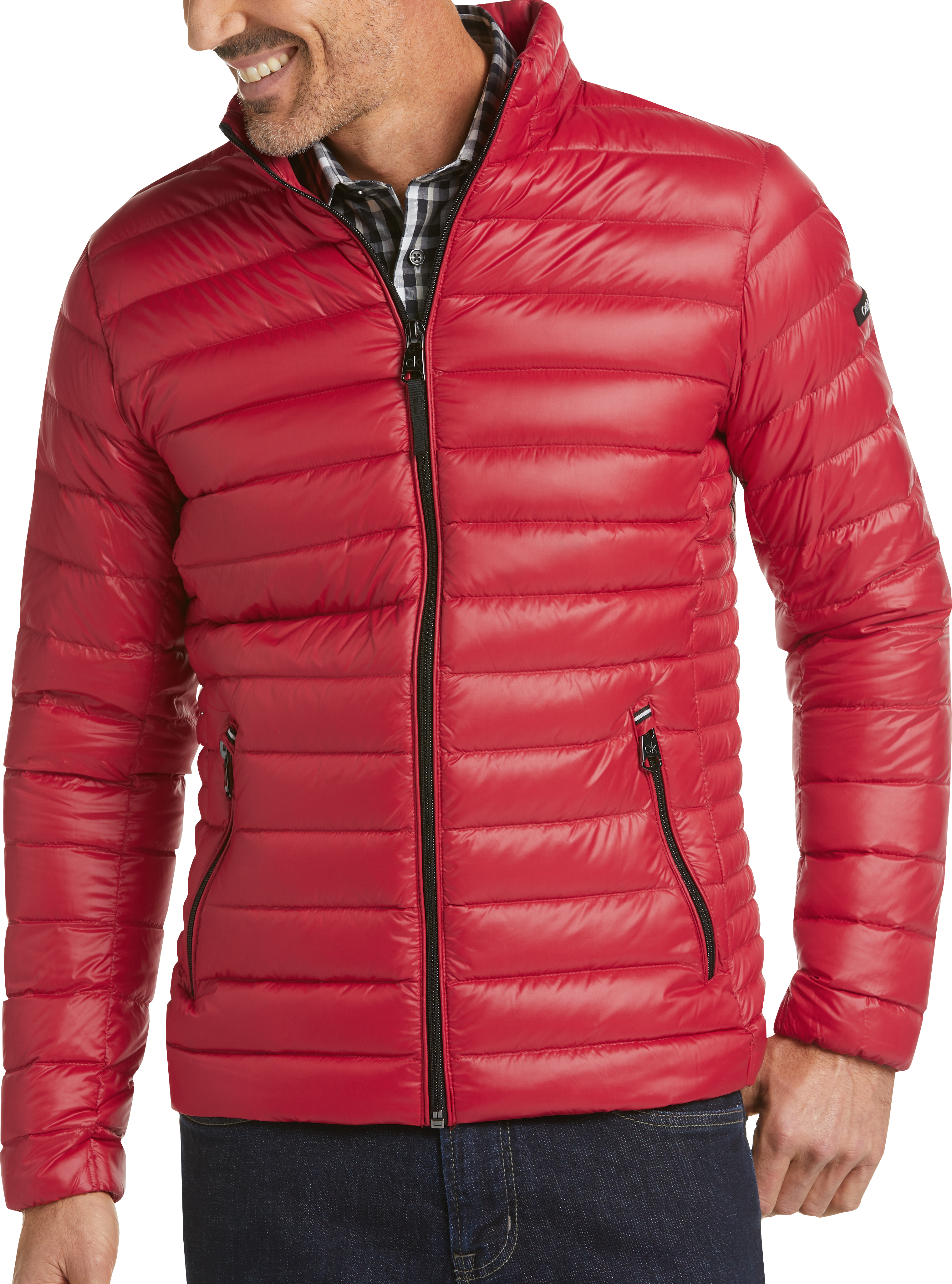 calvin klein quilted jacket mens