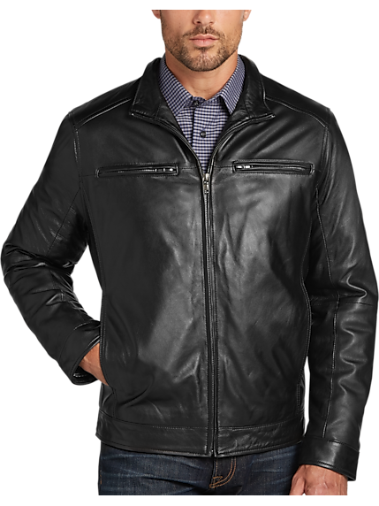 Mens Genuine Leather Jacket | Mens Wearhouse