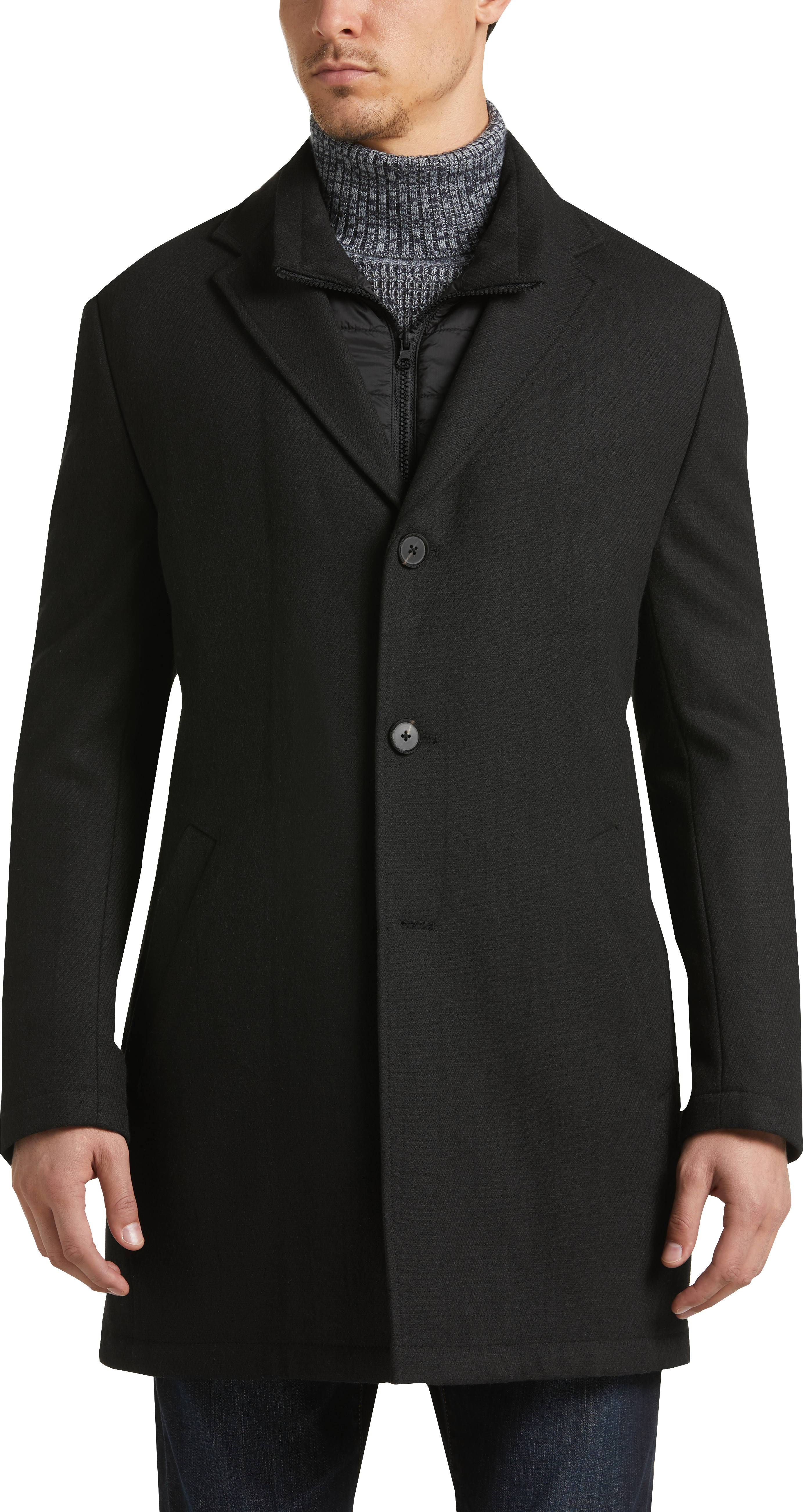 calvin klein mens car coat