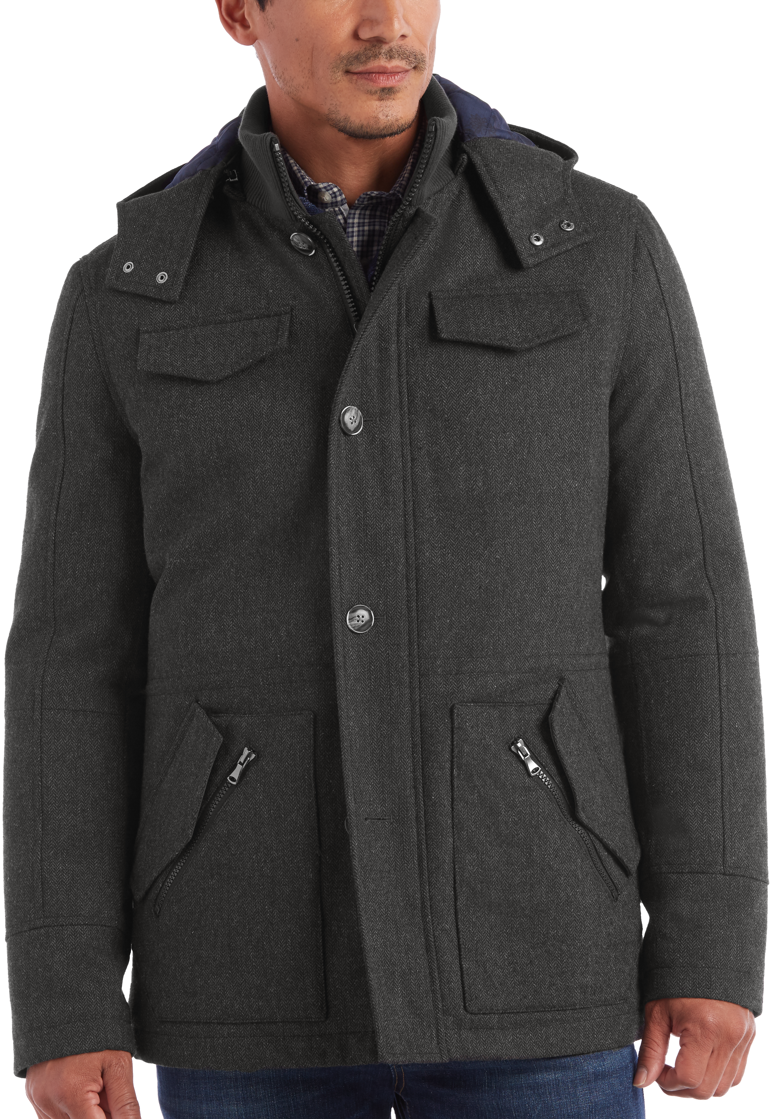 Egara Medium Gray Slim Fit Suit Separates Coat - Suit Separate Coats ...