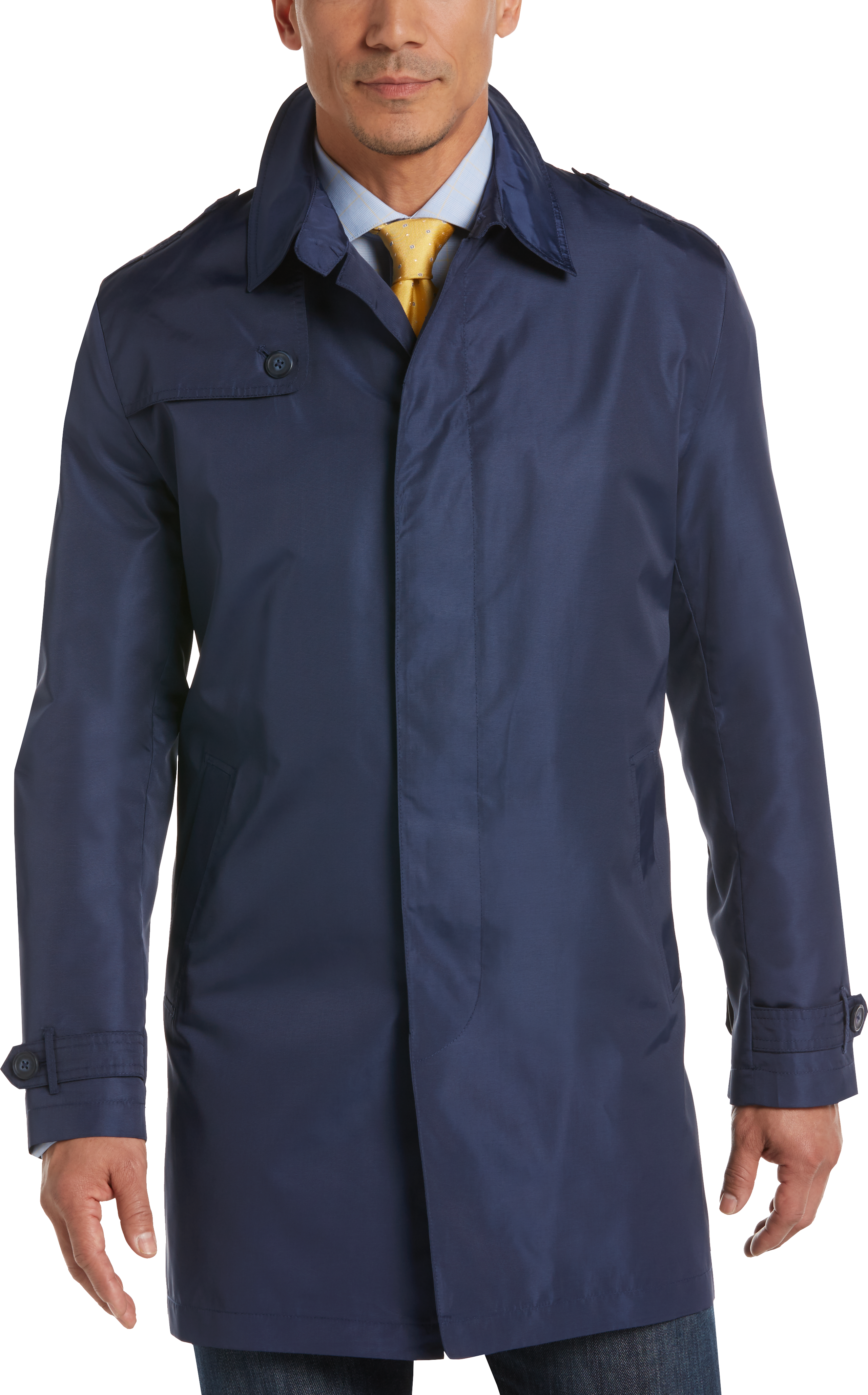 tommy hilfiger black raincoat