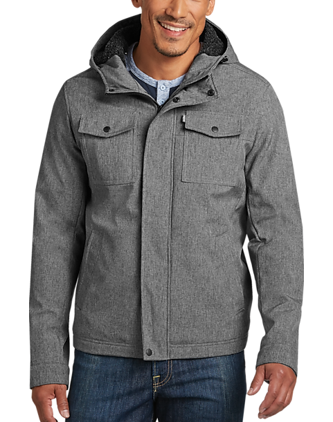 Levi's® Gray Modern Fit Trucker Jacket - Men's Sale | Men's Wearhouse