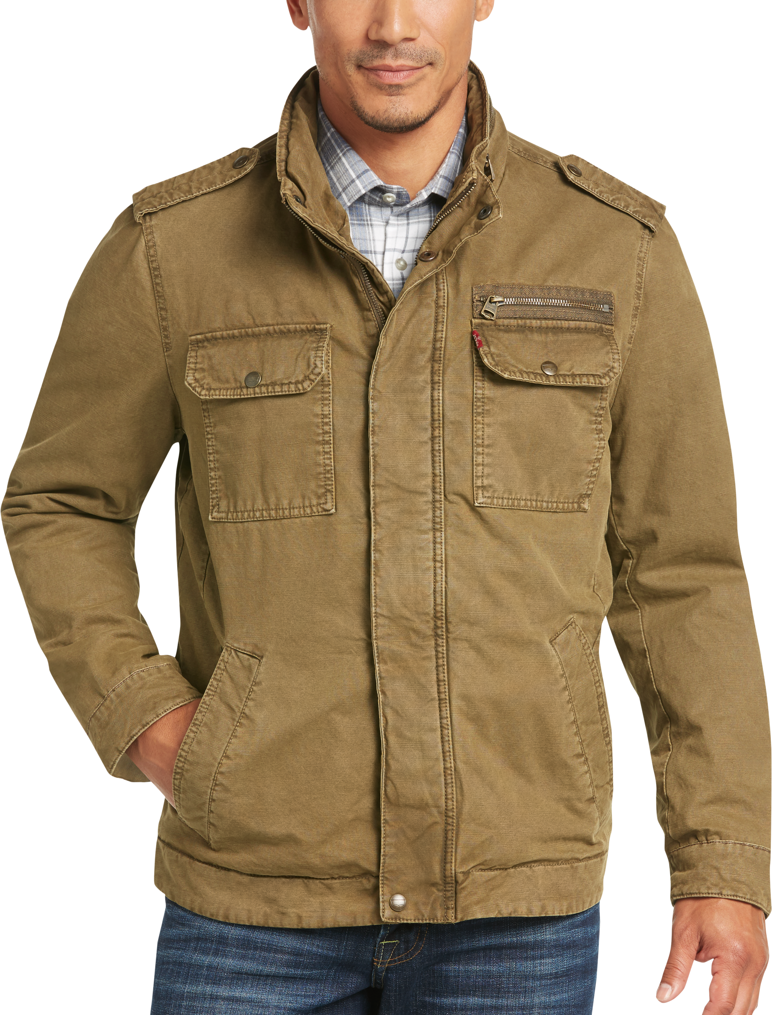 levis jacket tan