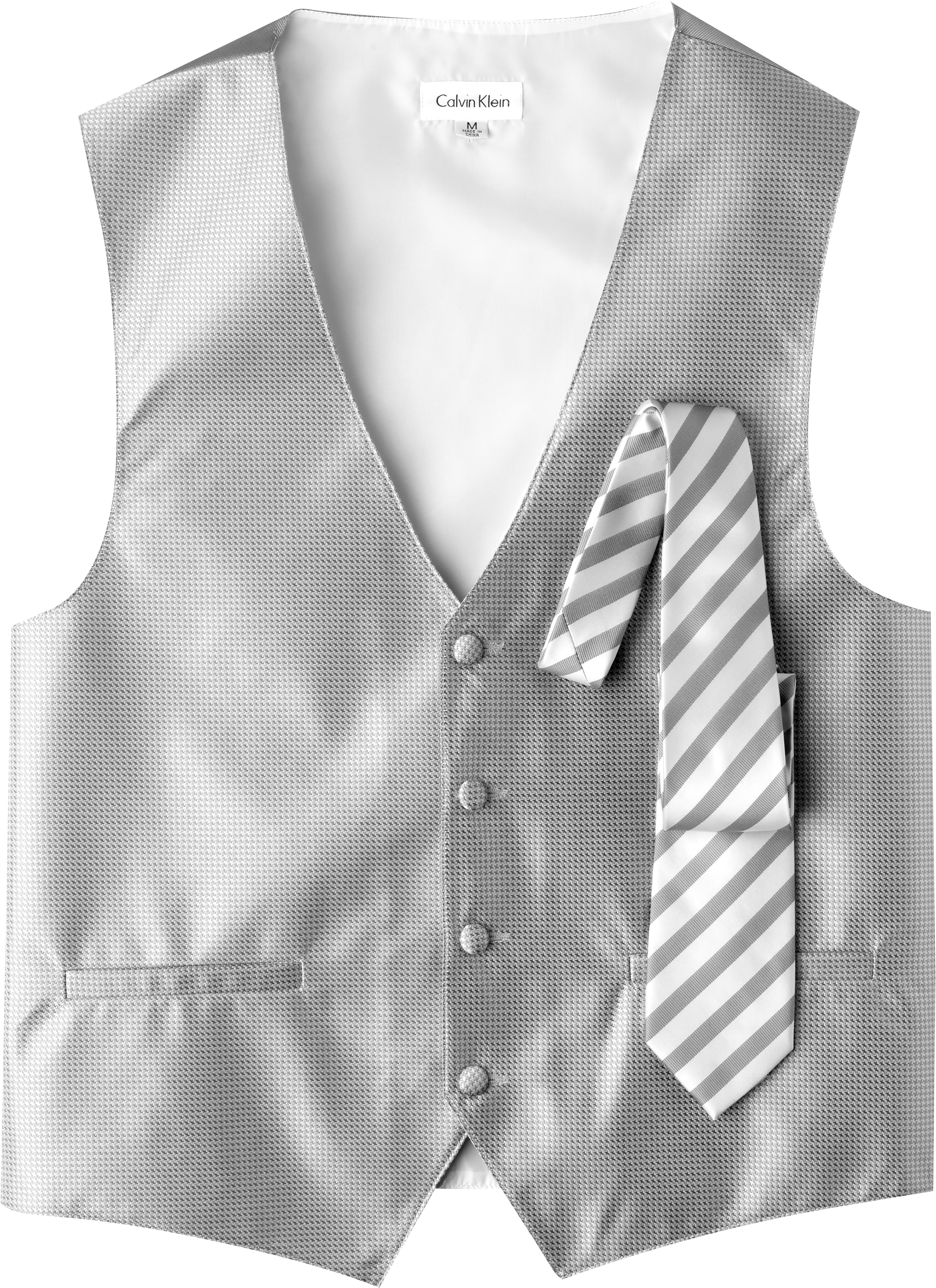 calvin klein silver vest
