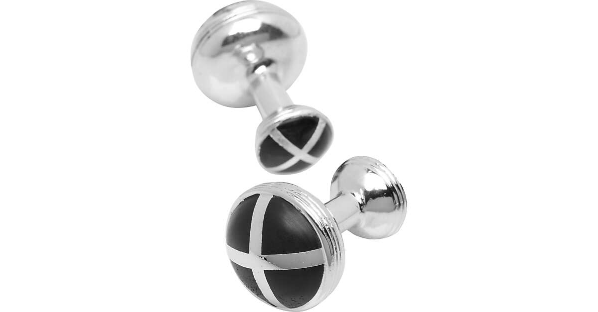 Marc Ecko Black And Silver Cufflinks Men S Accessories Men S