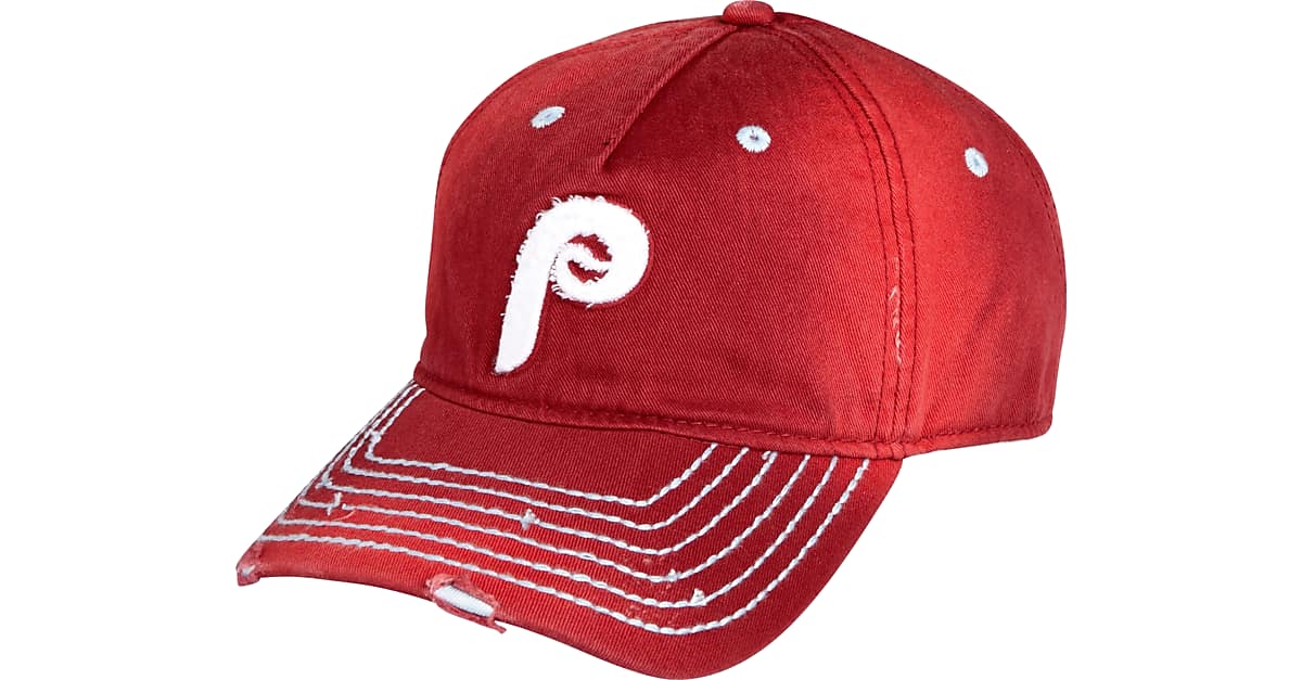 American Needle Red and White Phillies Vintage Baseball Cap - Men's ...