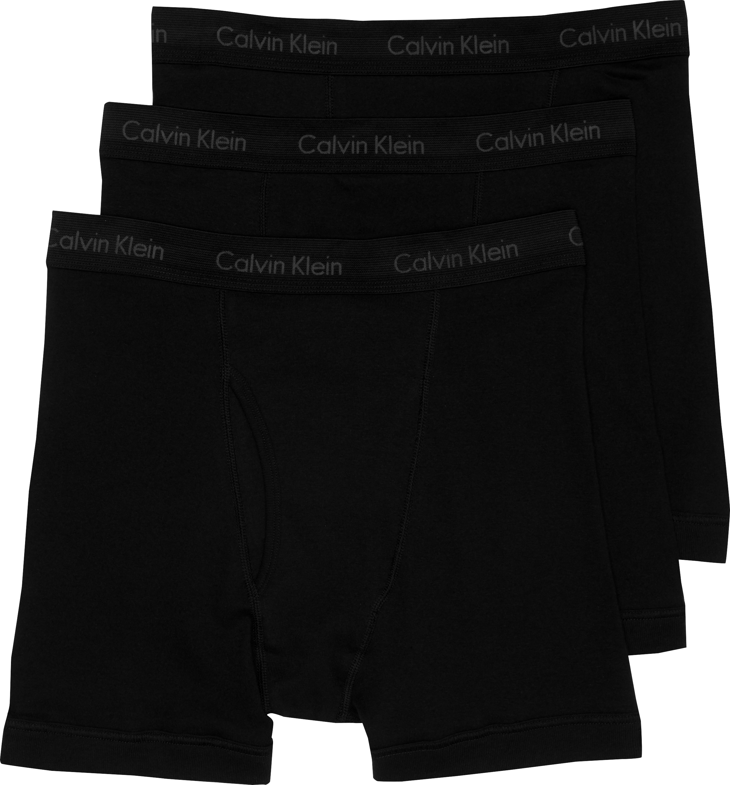 calvin klein 3 pack black