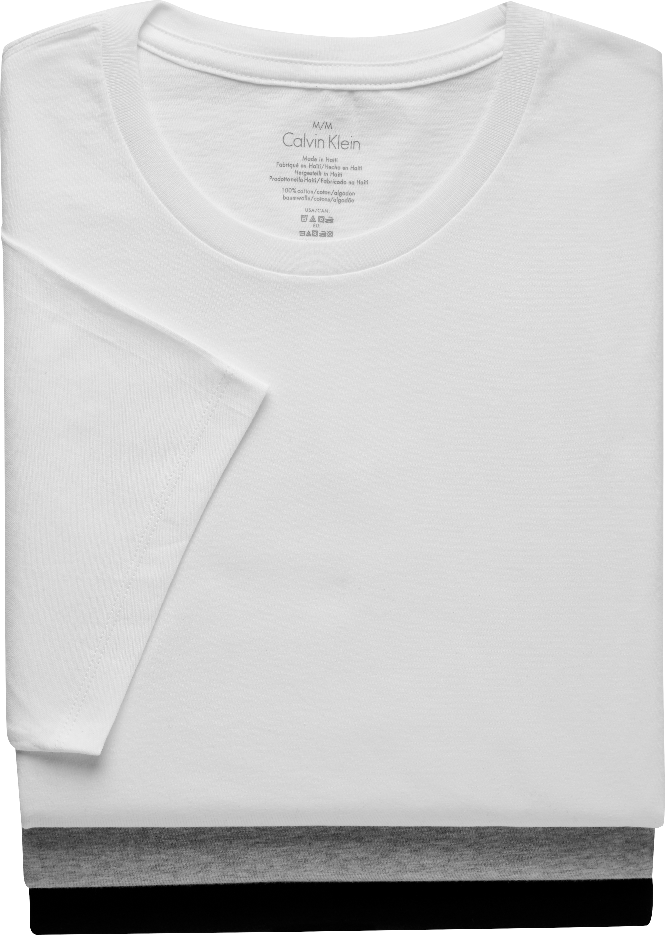 calvin klein mens white t shirt