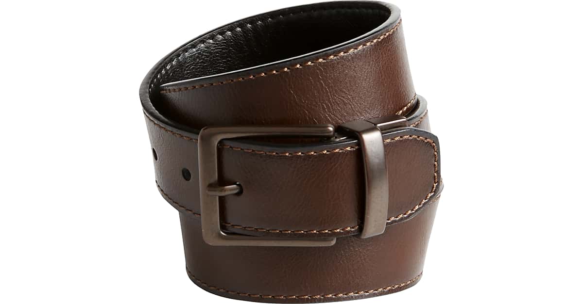 brown belt and shoes