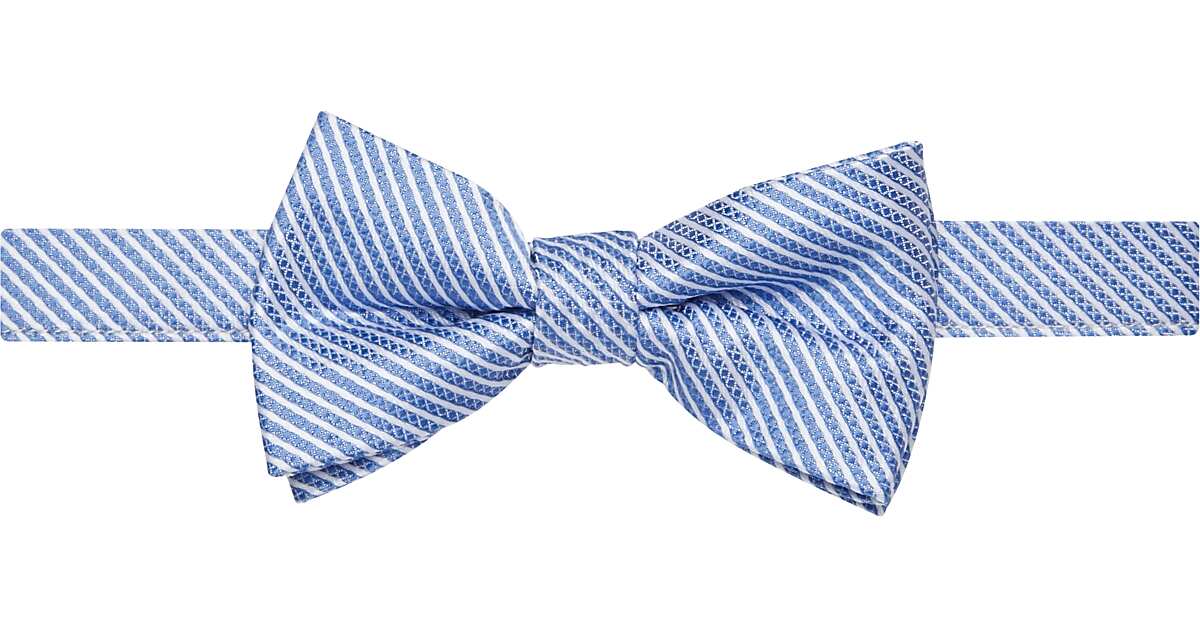 Joseph Abboud Boys Blue Stripe Pre Tied Bow Tie Men S Sale