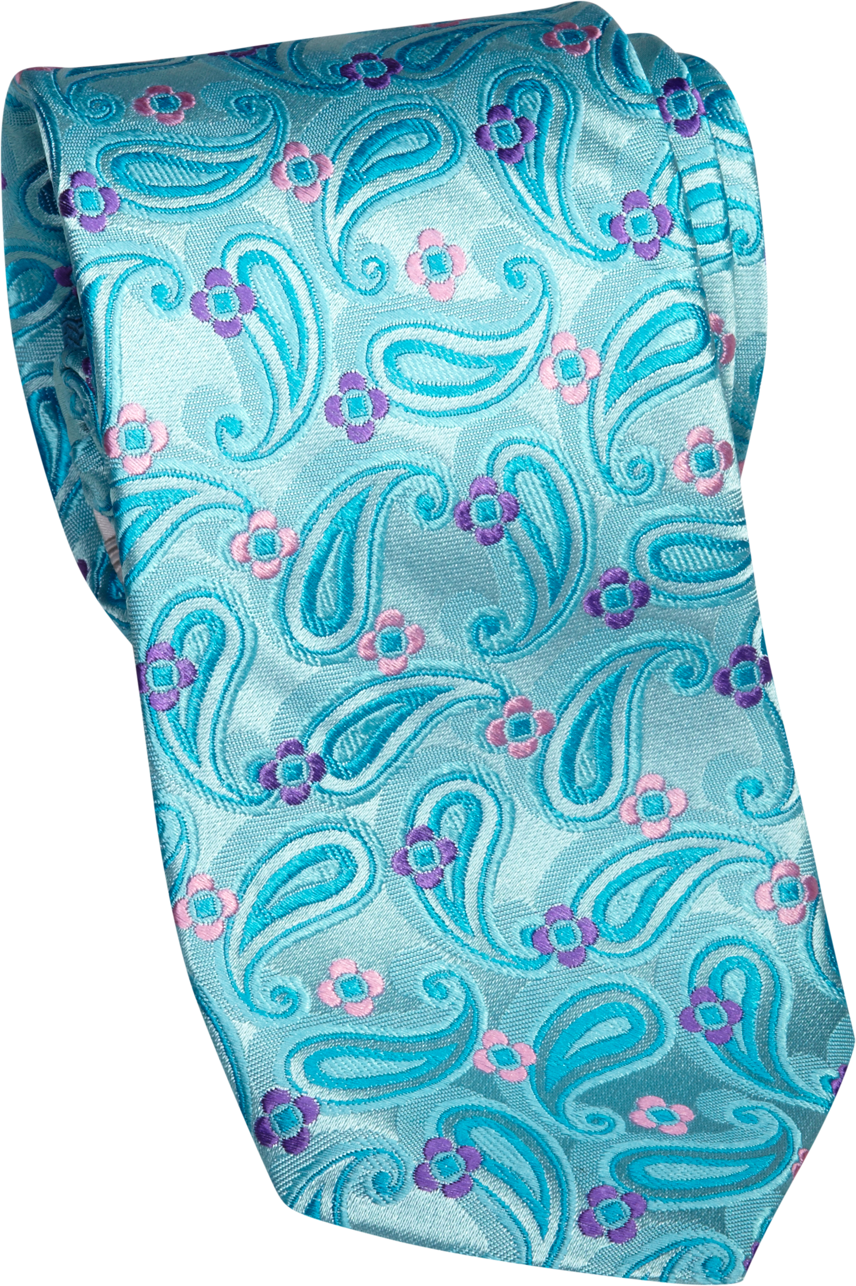 Jhane Barnes Turquoise Paisley Narrow Tie Men S Accessories