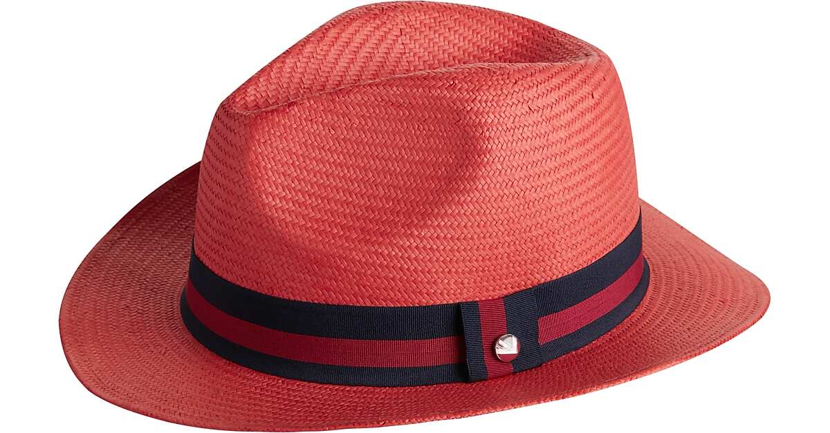 Ben Sherman Salmon Panama Hat - Men's Accessories | Men's Wearhouse