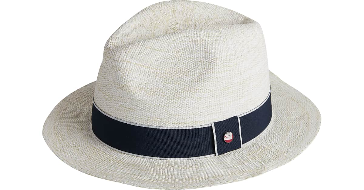 Ben Sherman White Panama Hat - Men's Accessories | Men's Wearhouse