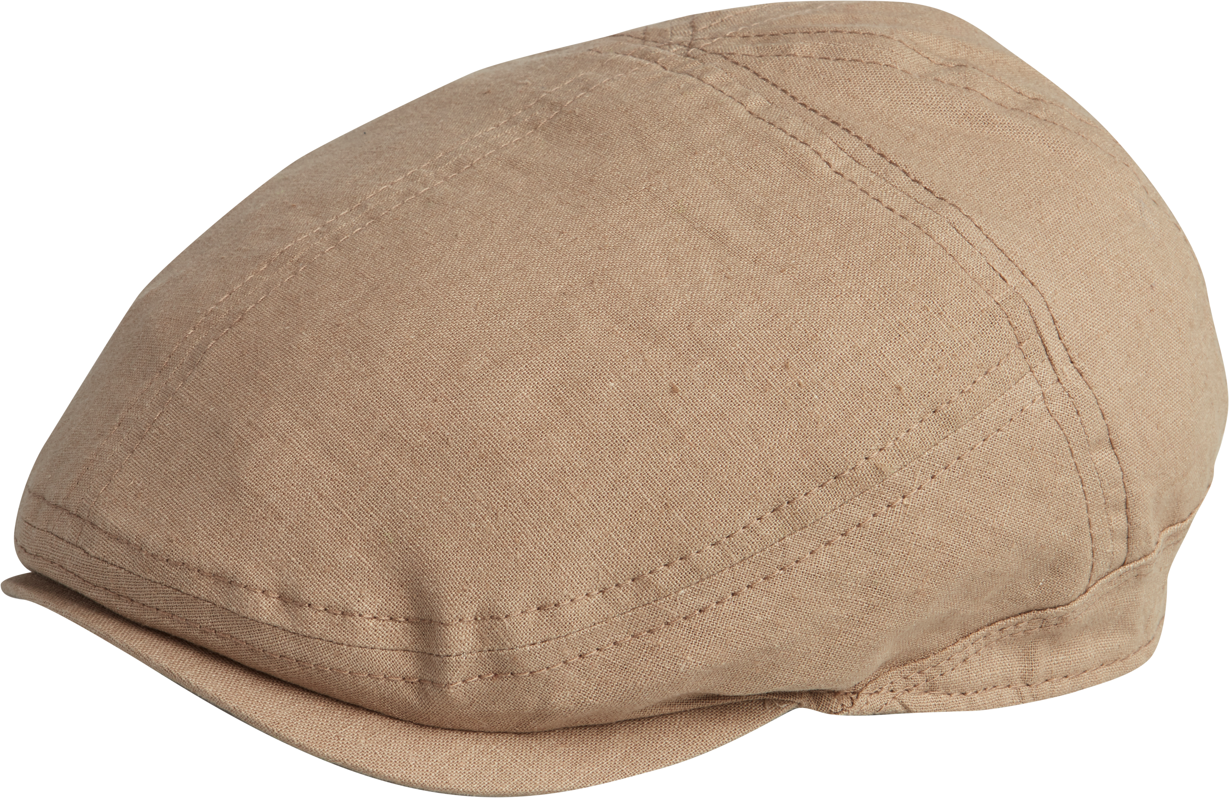 Biltmore Khaki Linen Newsboy Cap - Men's Accessories | Men's Wearhouse