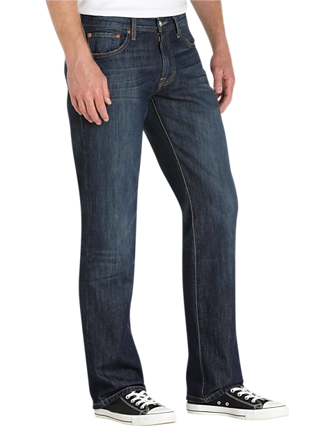 Lucky Brand 221 Dark Wash Original Straight Fit Jeans (Outlet ...