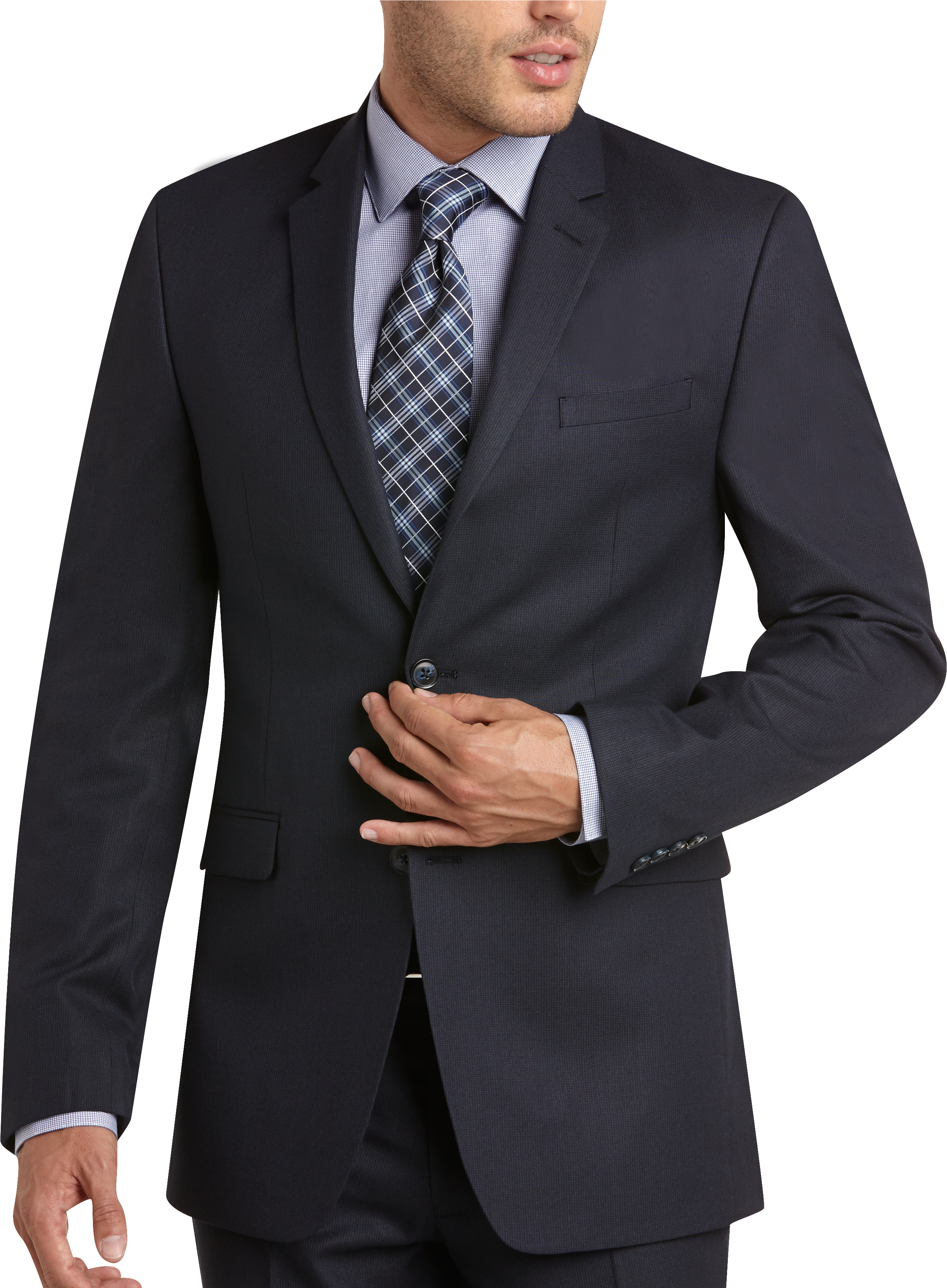 Perry Ellis Portfolio Navy Extreme Slim Fit Suit (Outlet) - Extreme ...