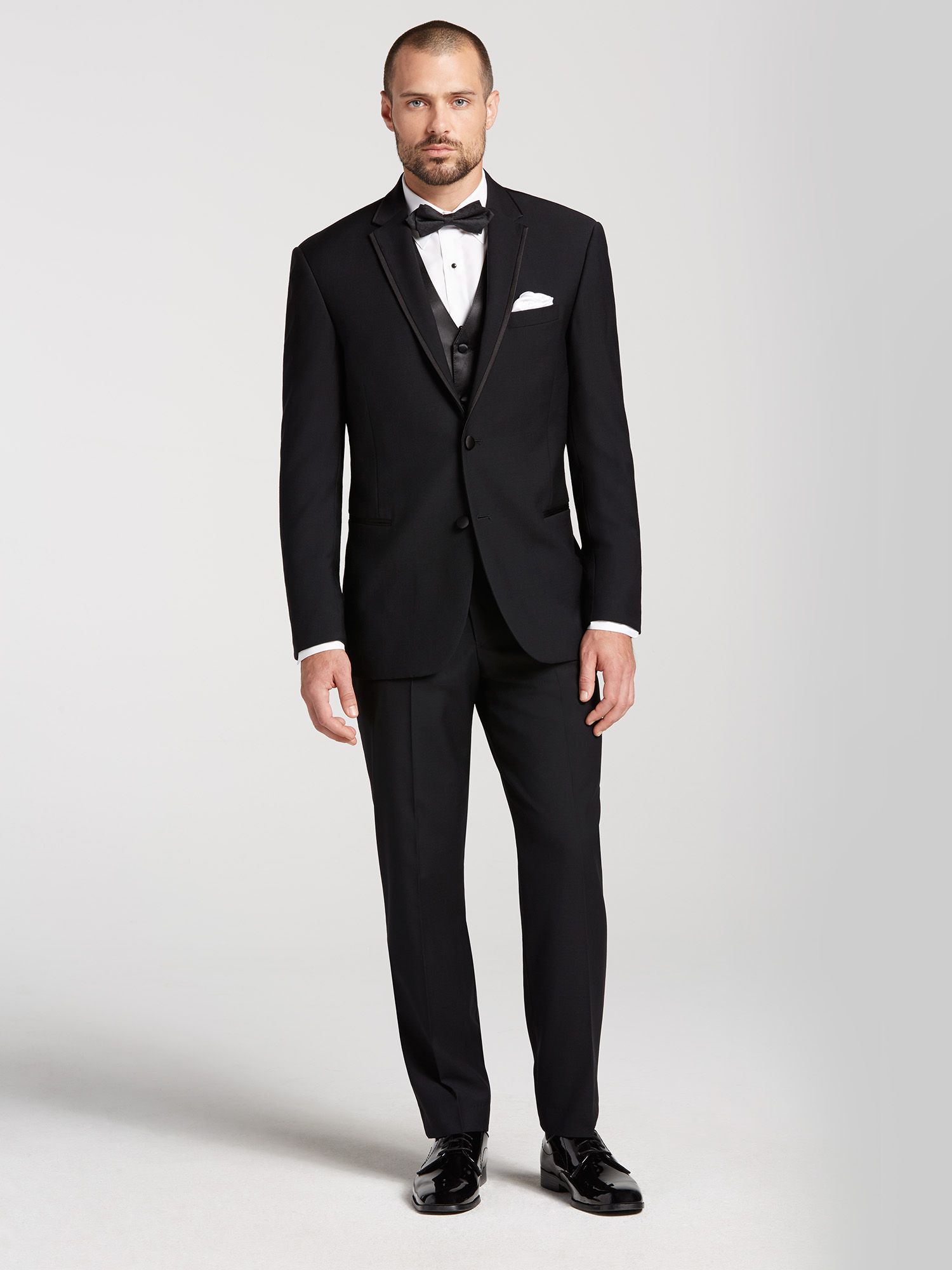 Classic Black Tux by Calvin Klein | Tuxedo Rental | Men's Wearhouse