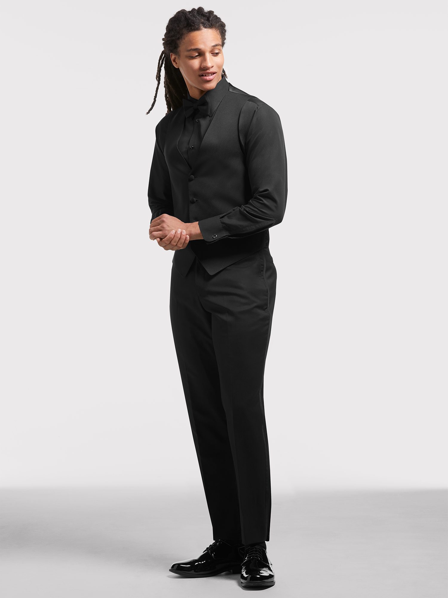 All black formal wear for men best sale