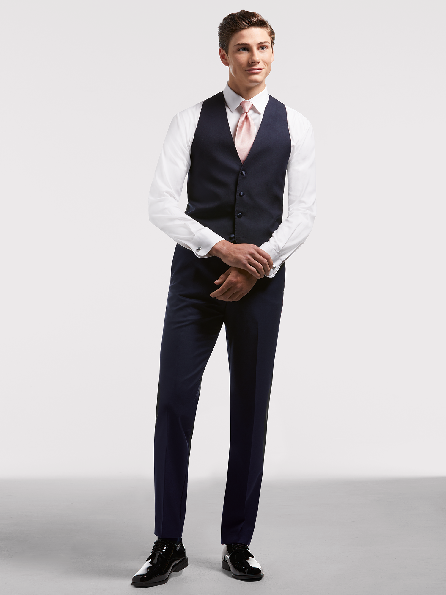 George Men's and Big Men's Premium Comfort Flat Front Suit Pants