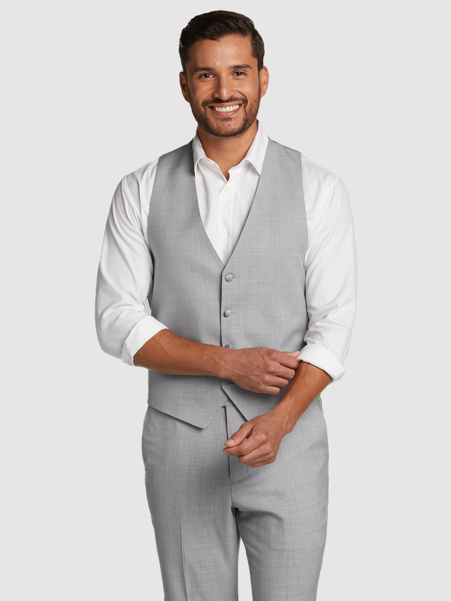 Joseph abboud grey on sale vest