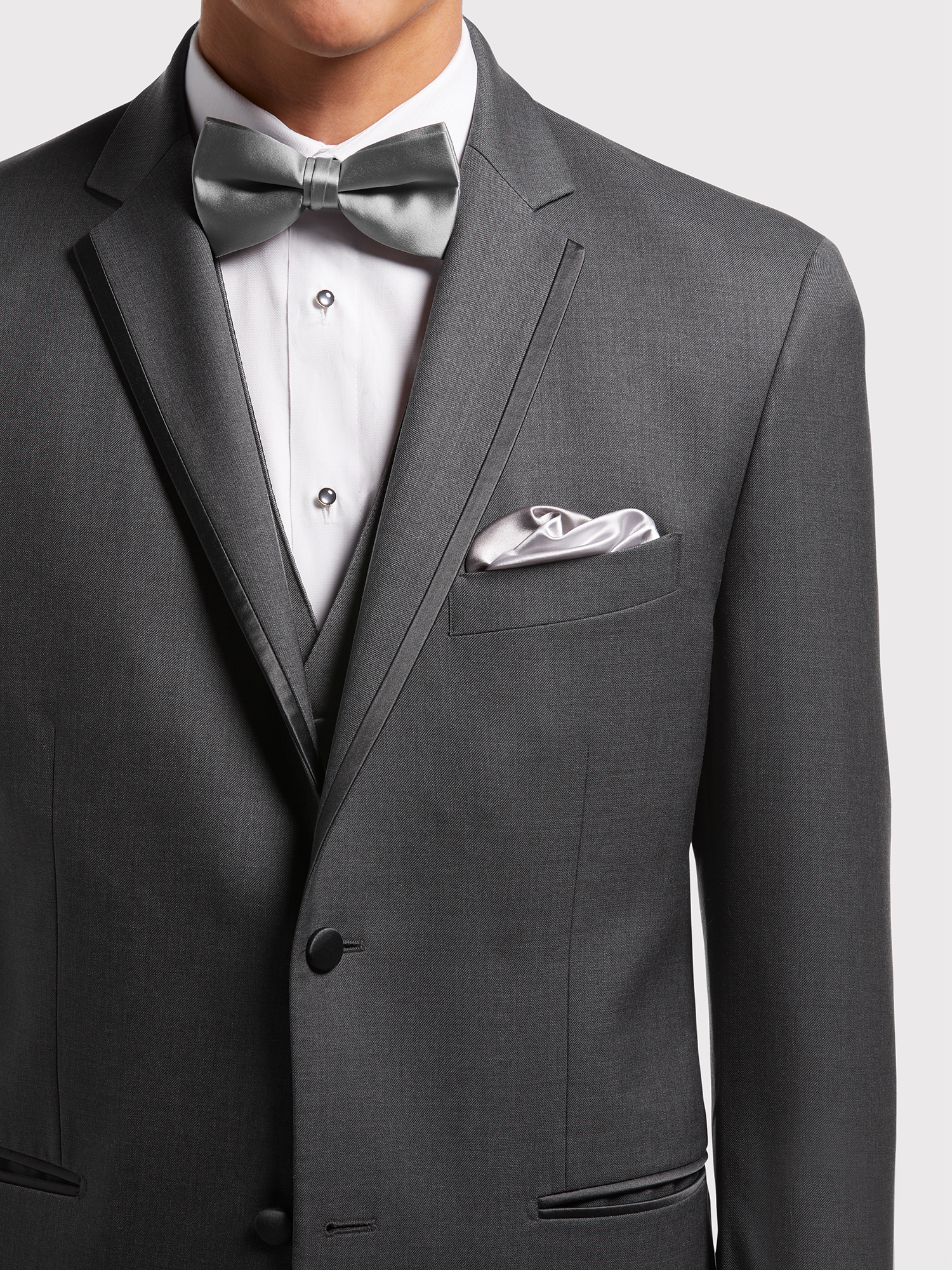 Dark Gray Notch Lapel Tuxedo by Joseph Abboud | Tuxedo Rental