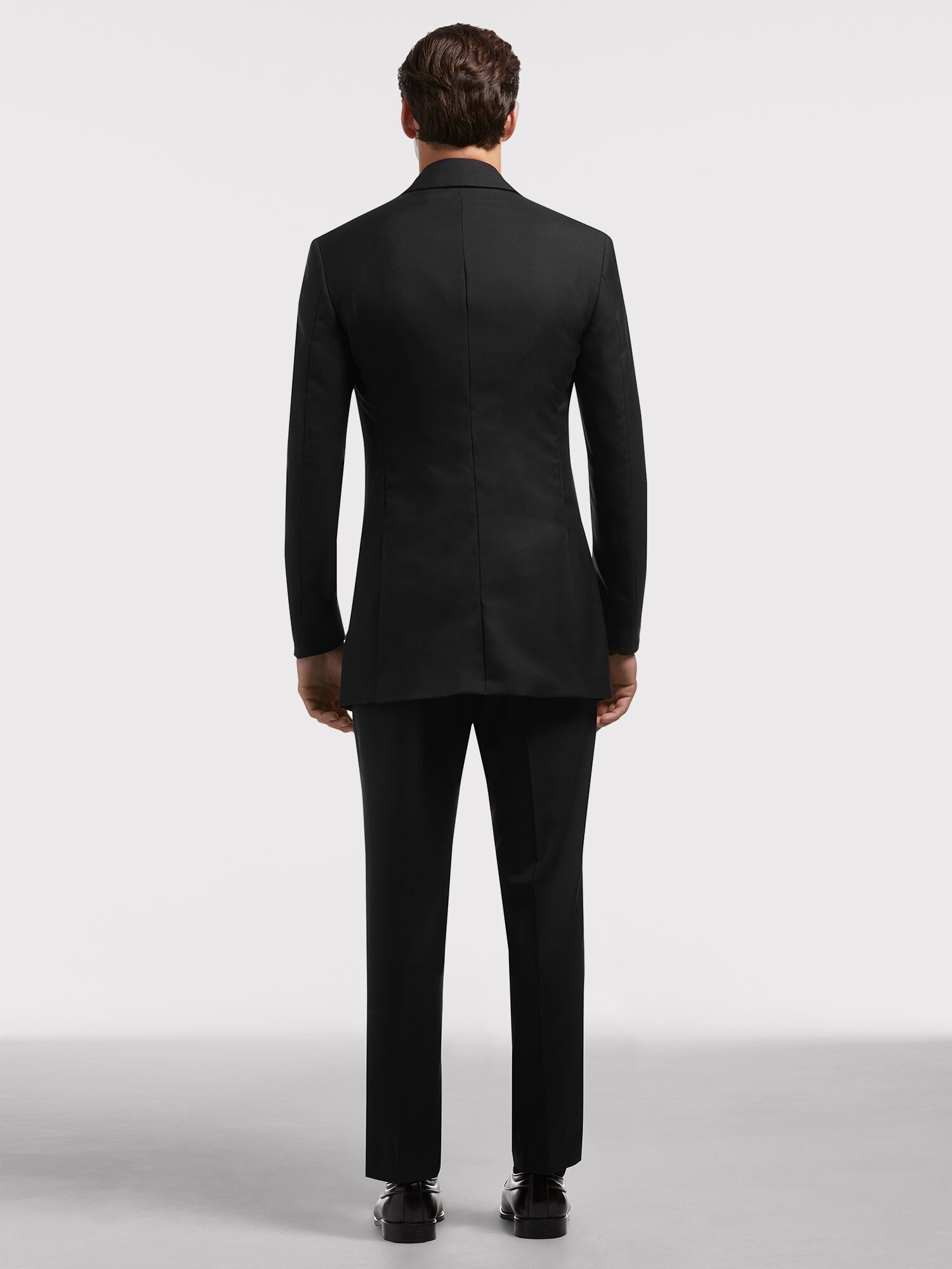 Black Slim Fit 2-Button Notch Business Suit | Louie's Tux Shop