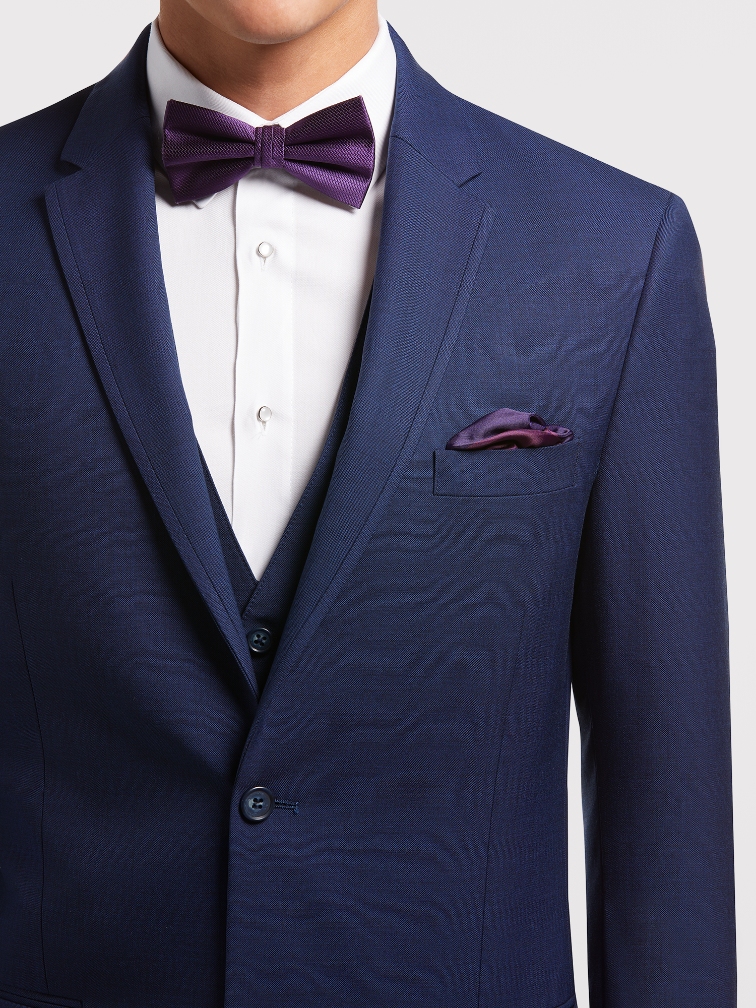 Blue tuxedo suit hot sale with tie