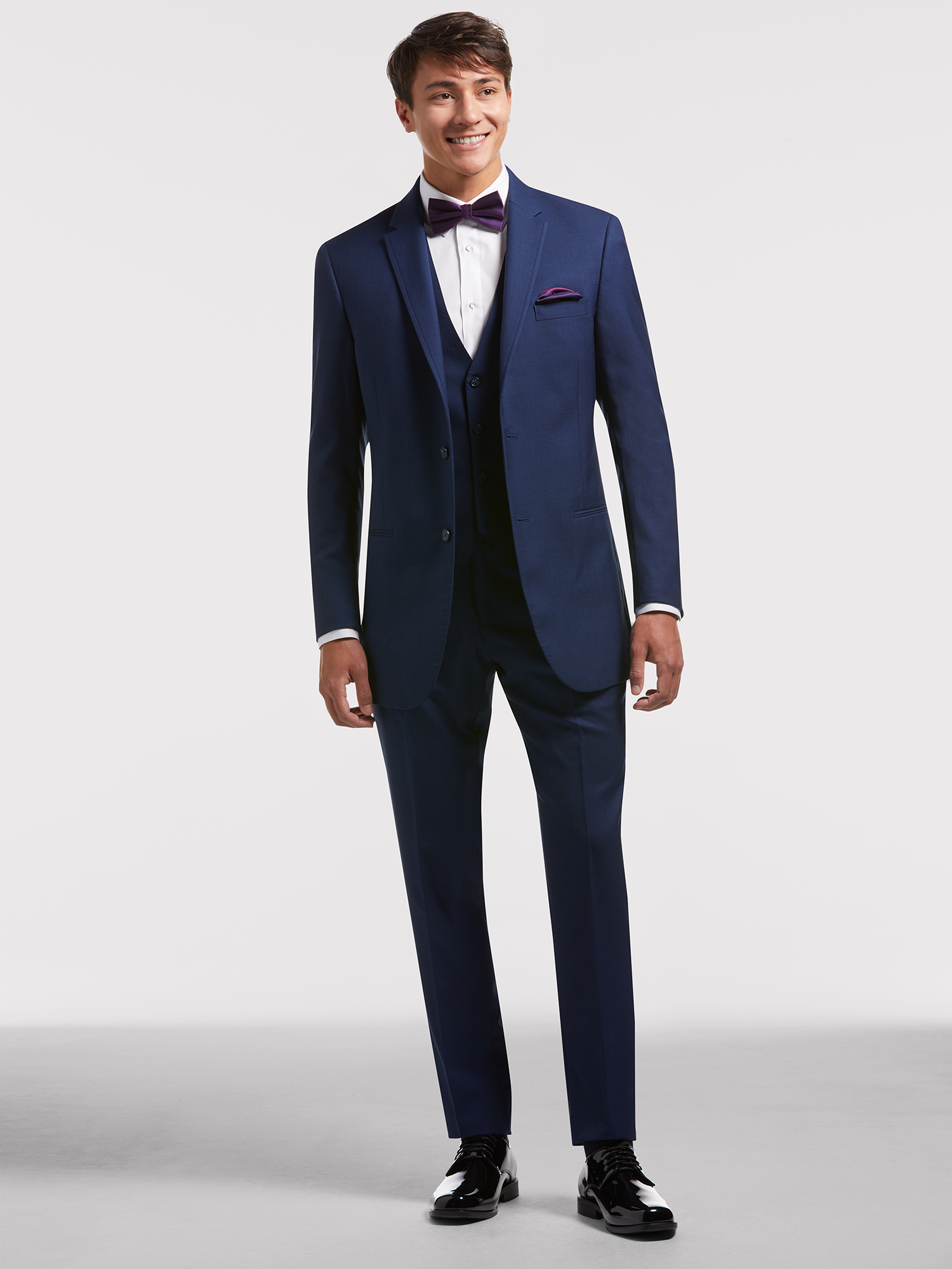 Calvin klein blue on sale tuxedo black lapel