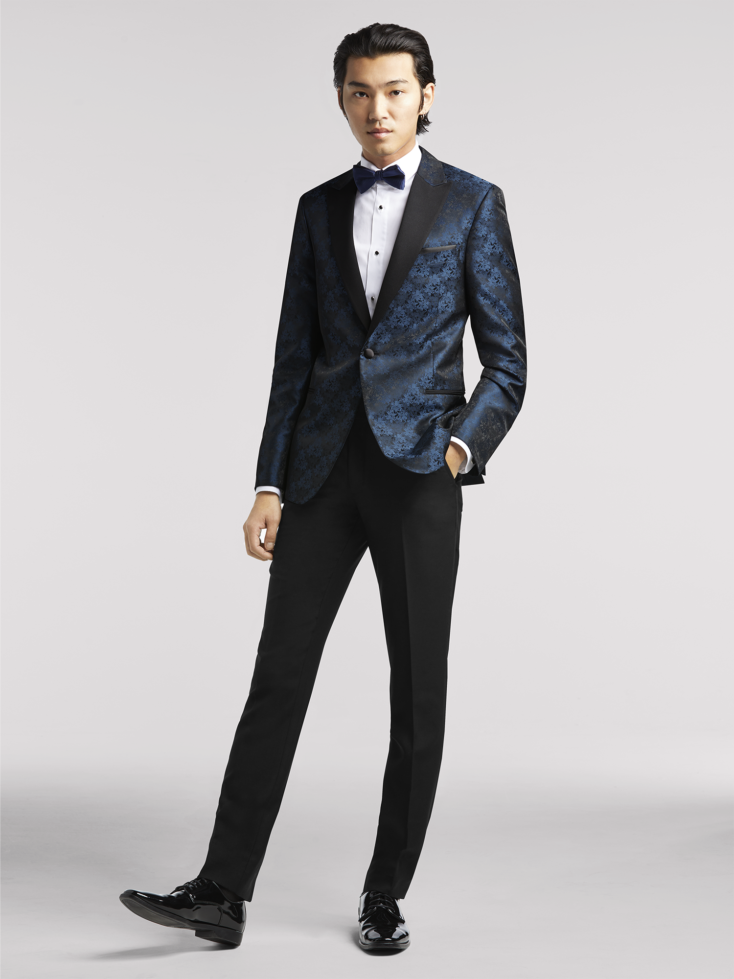 Blue Dinner Jacket Tux by Egara Tuxedo Rental