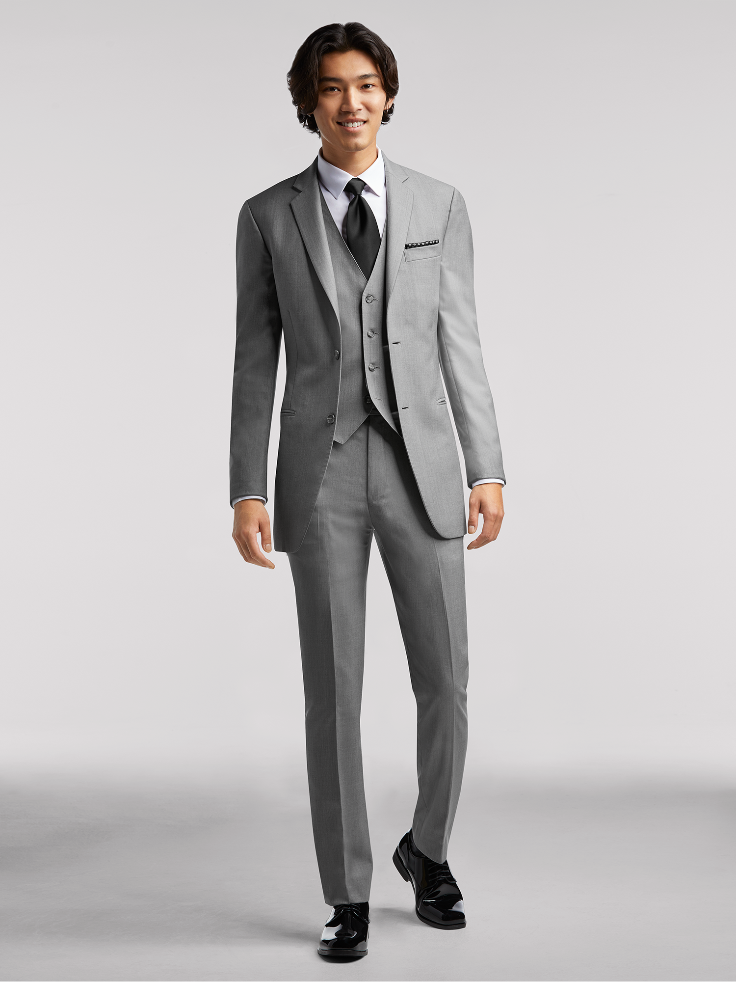 Calvin klein blue tuxedo black lapel online