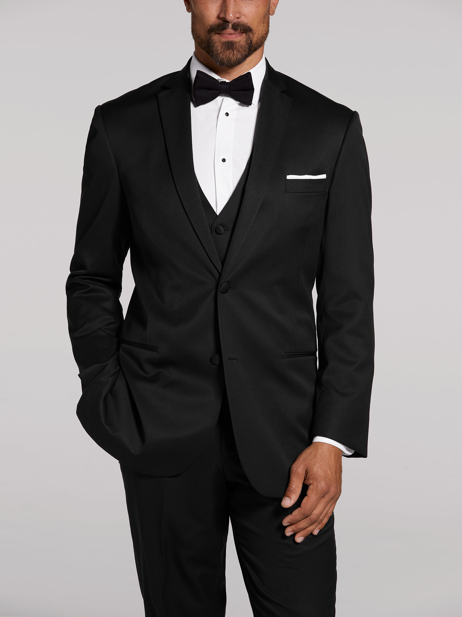 Dark Gray Men's Suit Slim Fit Peak Lapel Formal Party Prom Tuxedos Wedding  Suit
