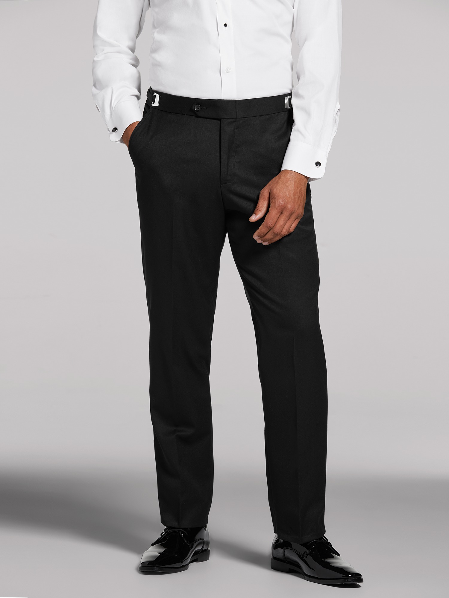 Black Notch Lapel Tux, Black by Vera Wang