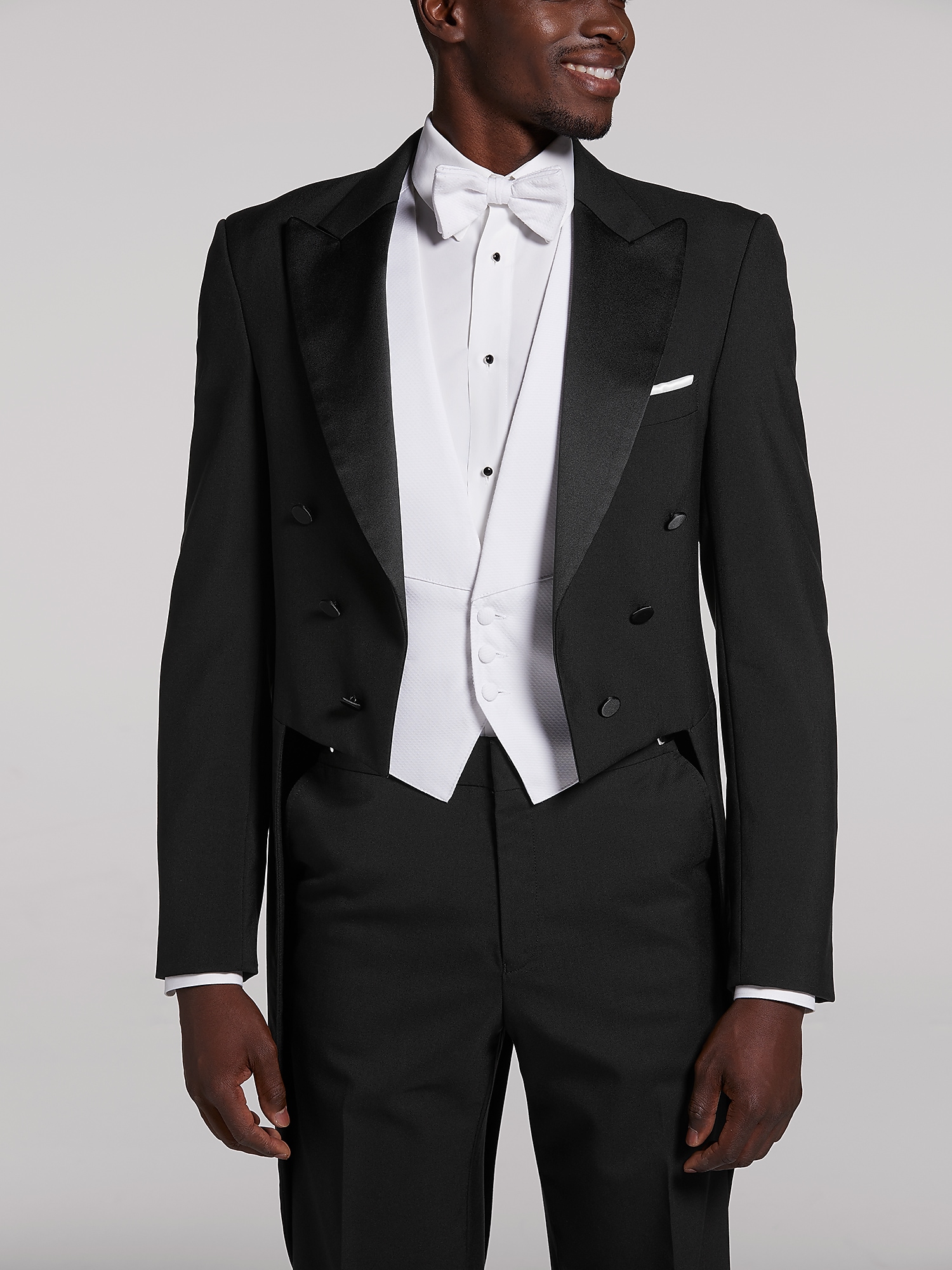 Black Full Dress Tail Tux by Joseph & Feiss | Tuxedo Rental