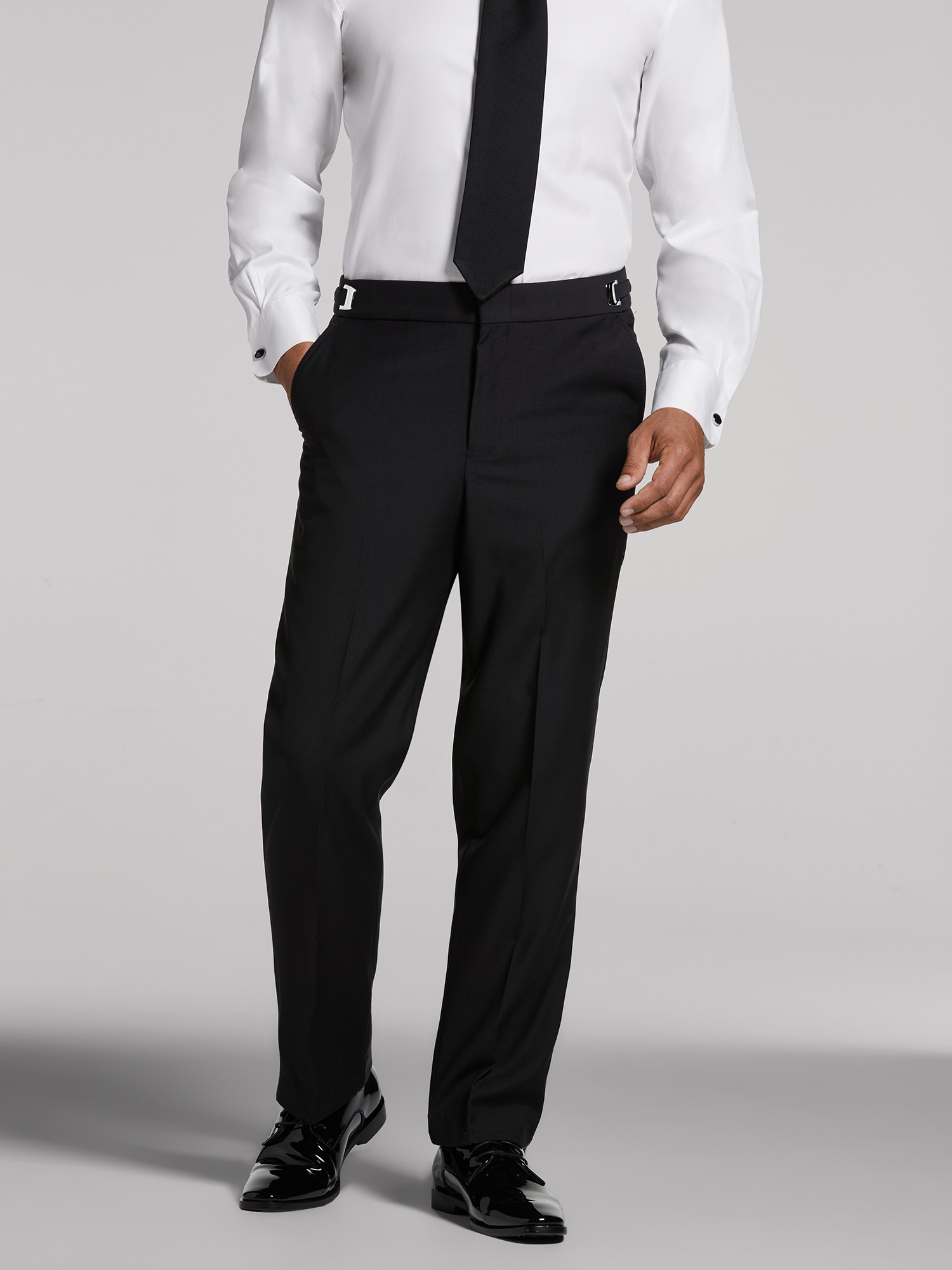 Black Shawl Lapel Tuxedo by Calvin Klein | Tuxedo Rental