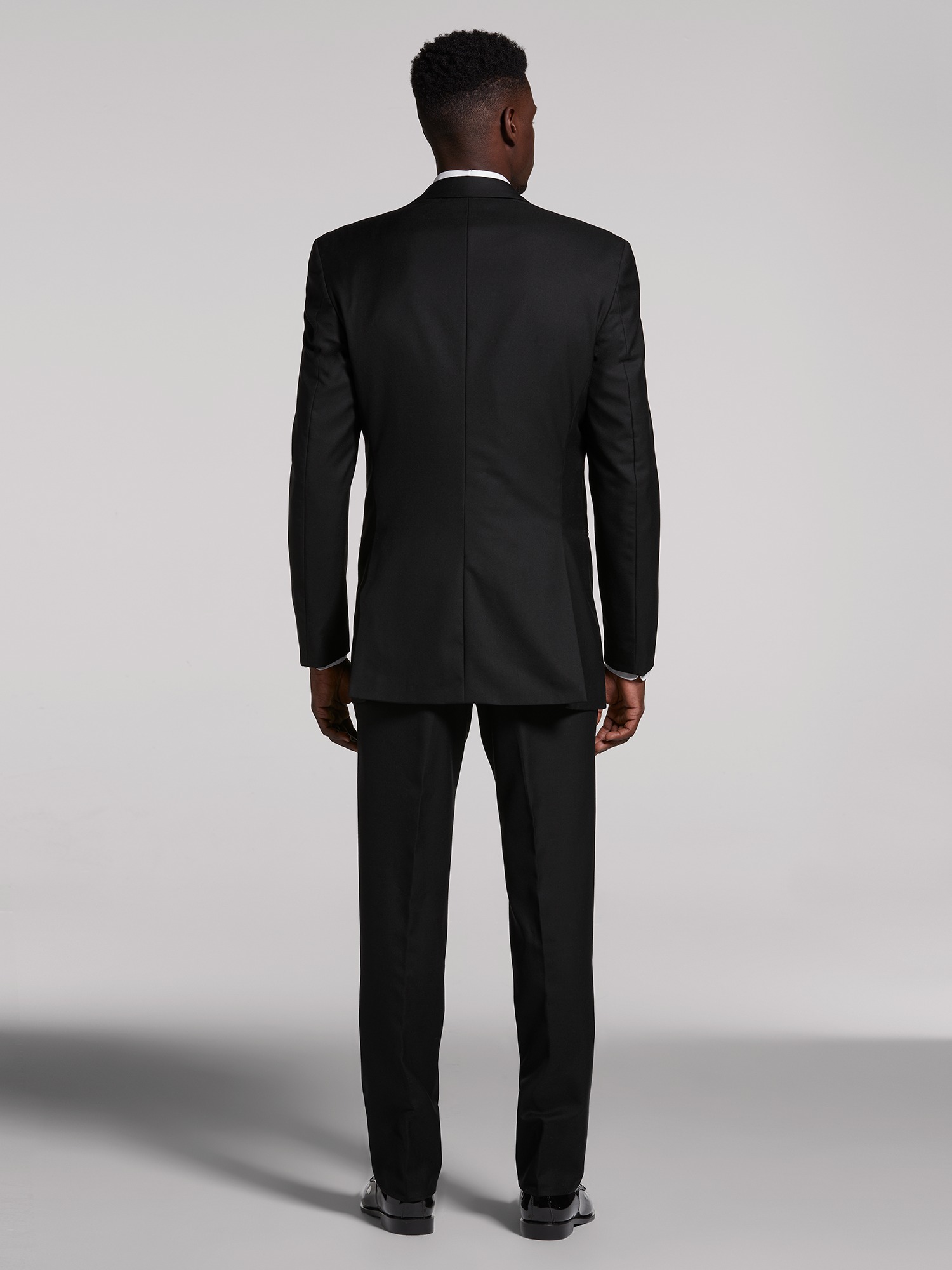 Prontomoda Solid Black Suit –