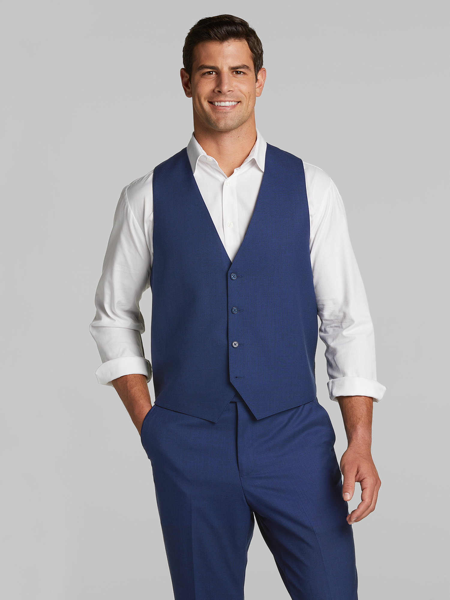 Navy Blue Suit, Men's Wedding Suit Rentals