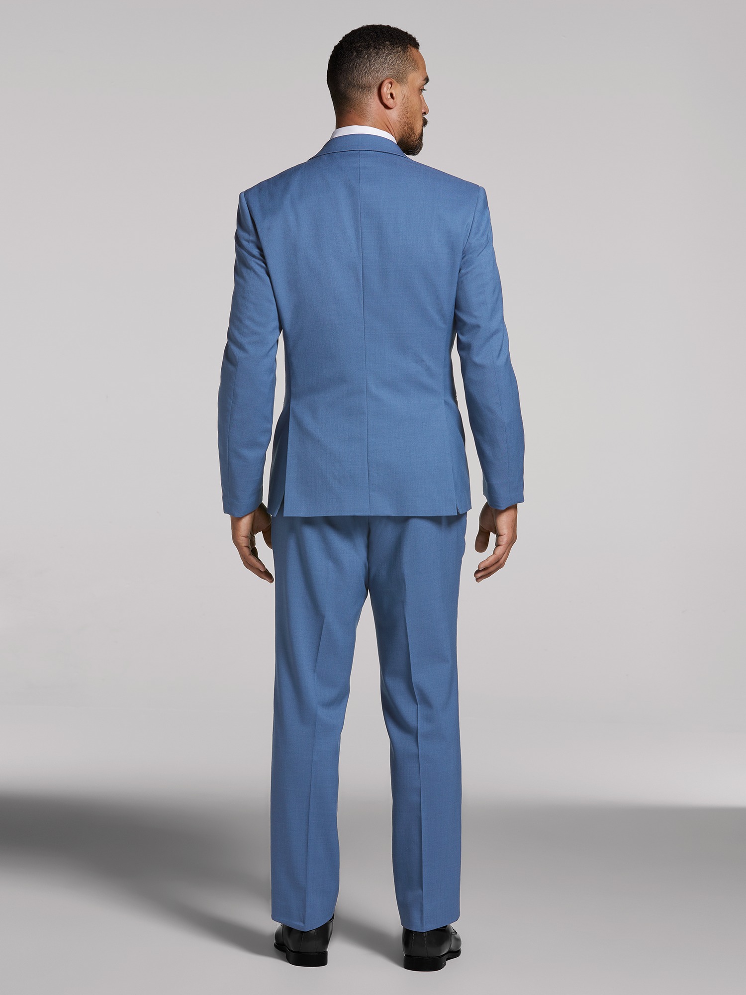 Blue Wedding Suit by Calvin Klein