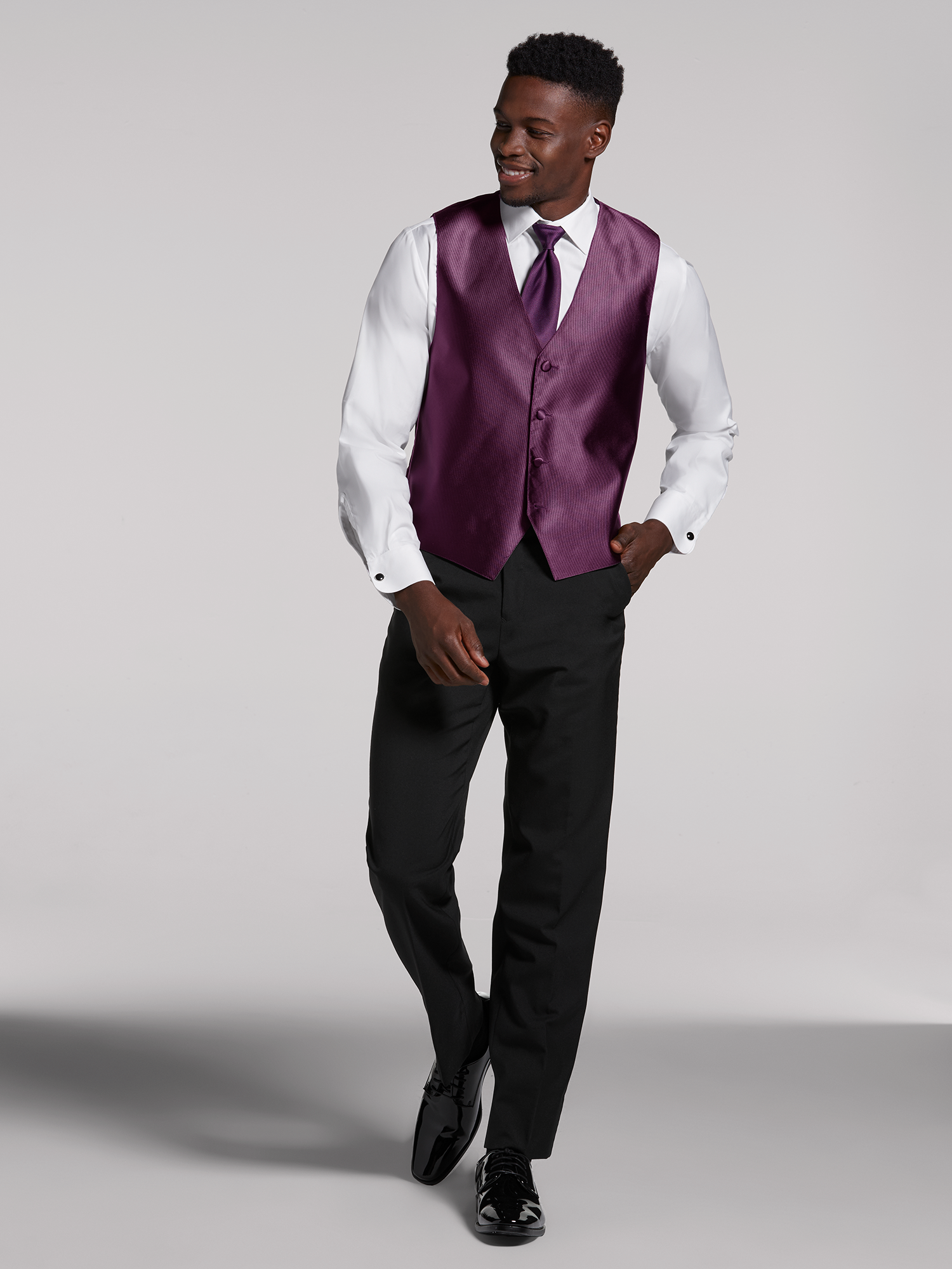 Black Notch Lapel Tuxedo by Joseph Feiss